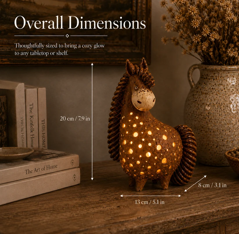 🐴✨ Vintage Horse Accent Light – A Timeless Glow For Every Horse Lover
