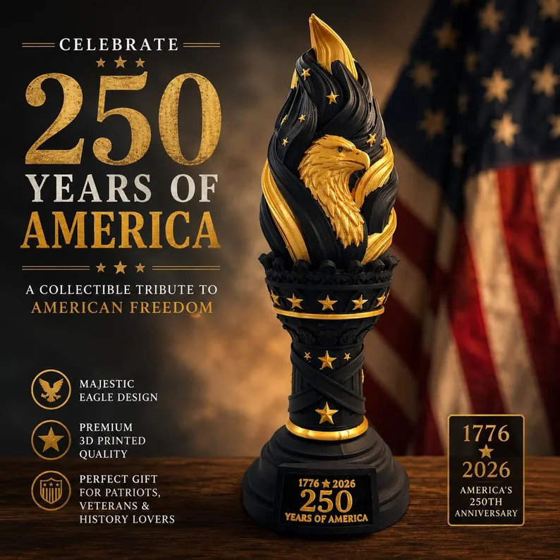 Freedom Torch America 250th Independence Day Anniversary Collectible