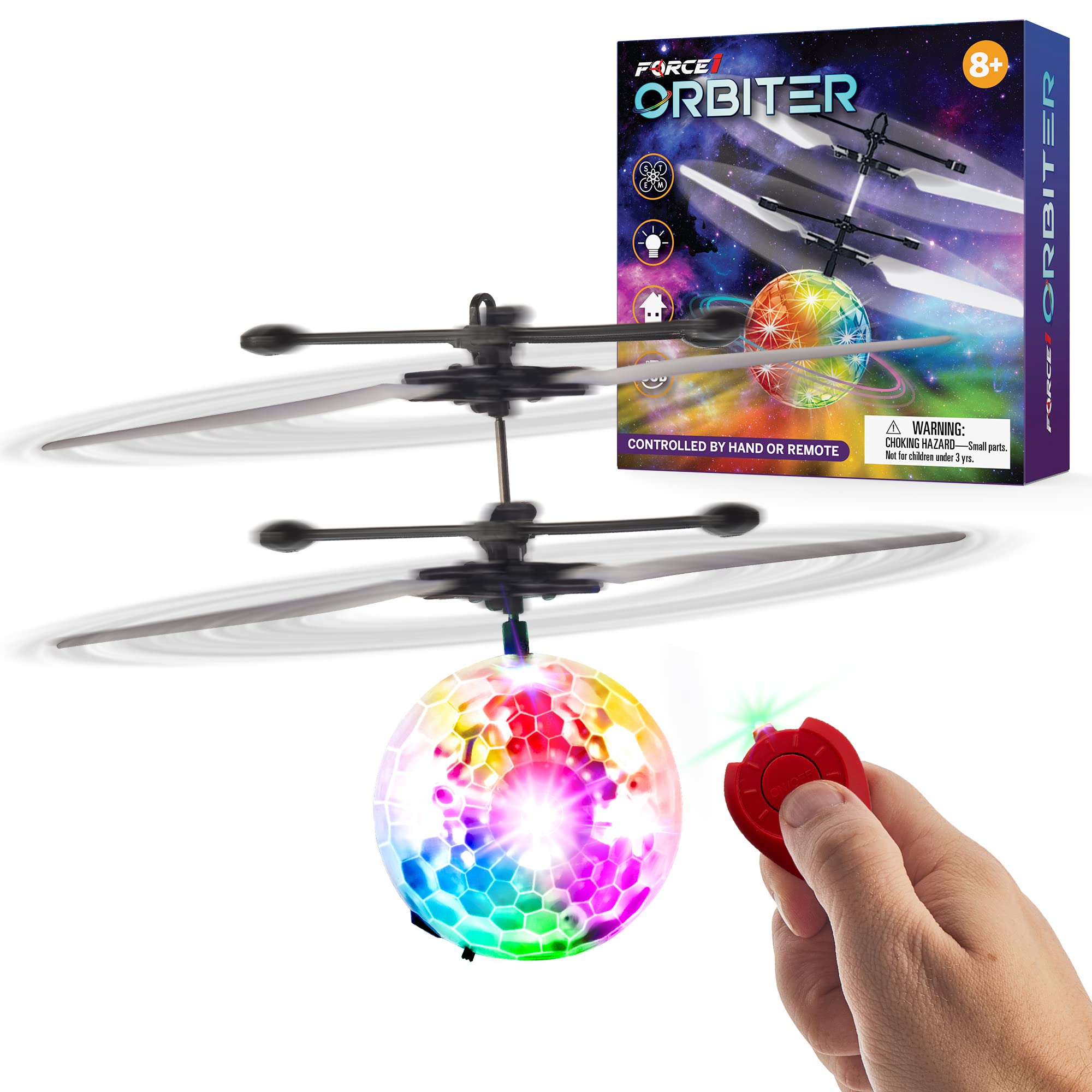 🎄49% OFF🎁Flying Orb Ball Hand Operated Spinner Drones for Kids