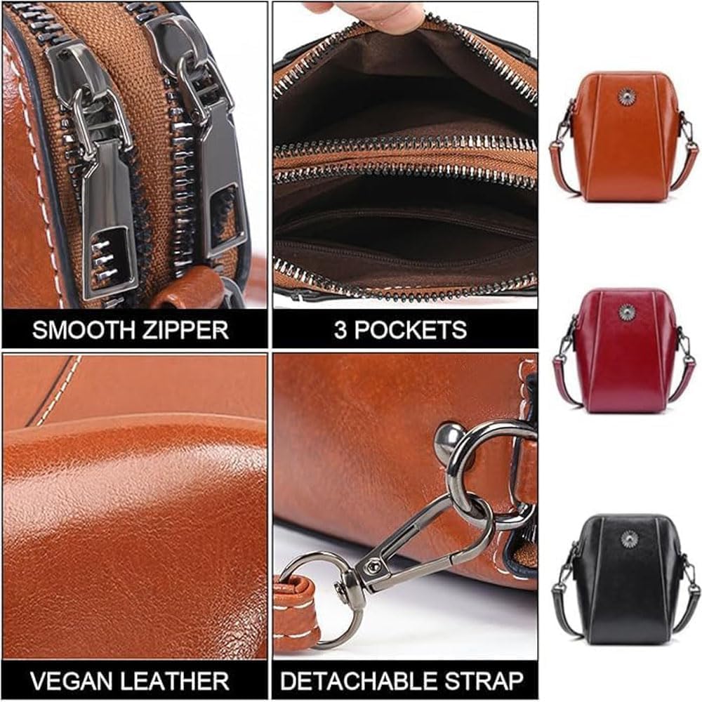 👜RETRO All-match vertical cellphone bag