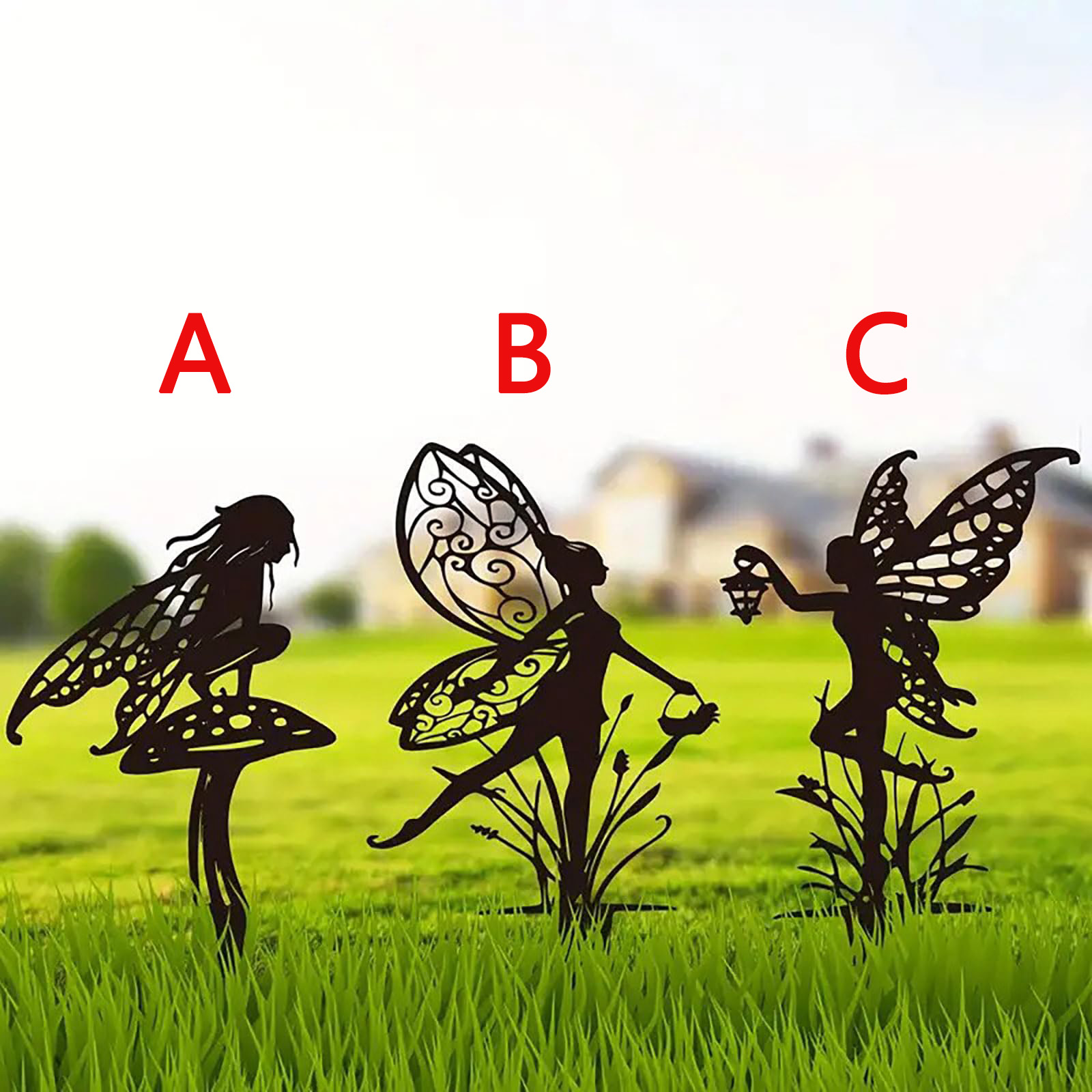Garden Decoration Fairy Metal Flower Fairy