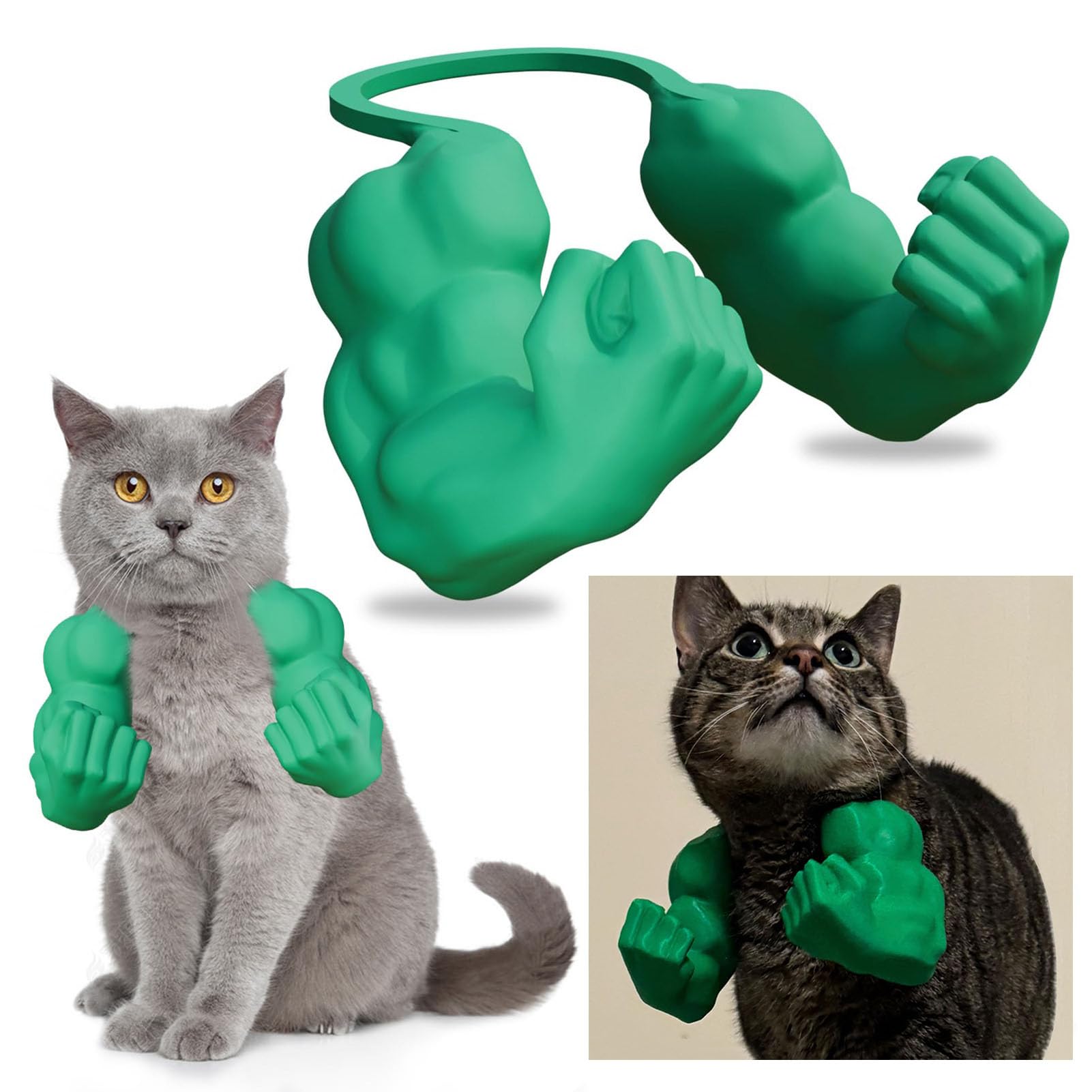 🔥2025 Summer Hot Sale - 48% OFF🔥Cat Muscle Arms – Funny 3D Printed Hulk Arms for Cats💪