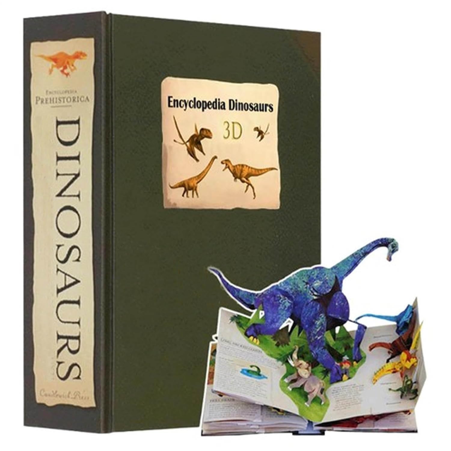 ⏰Hot Sale 49%-🦖3D Encyclopedia Prehistorica Dinosaurs📙