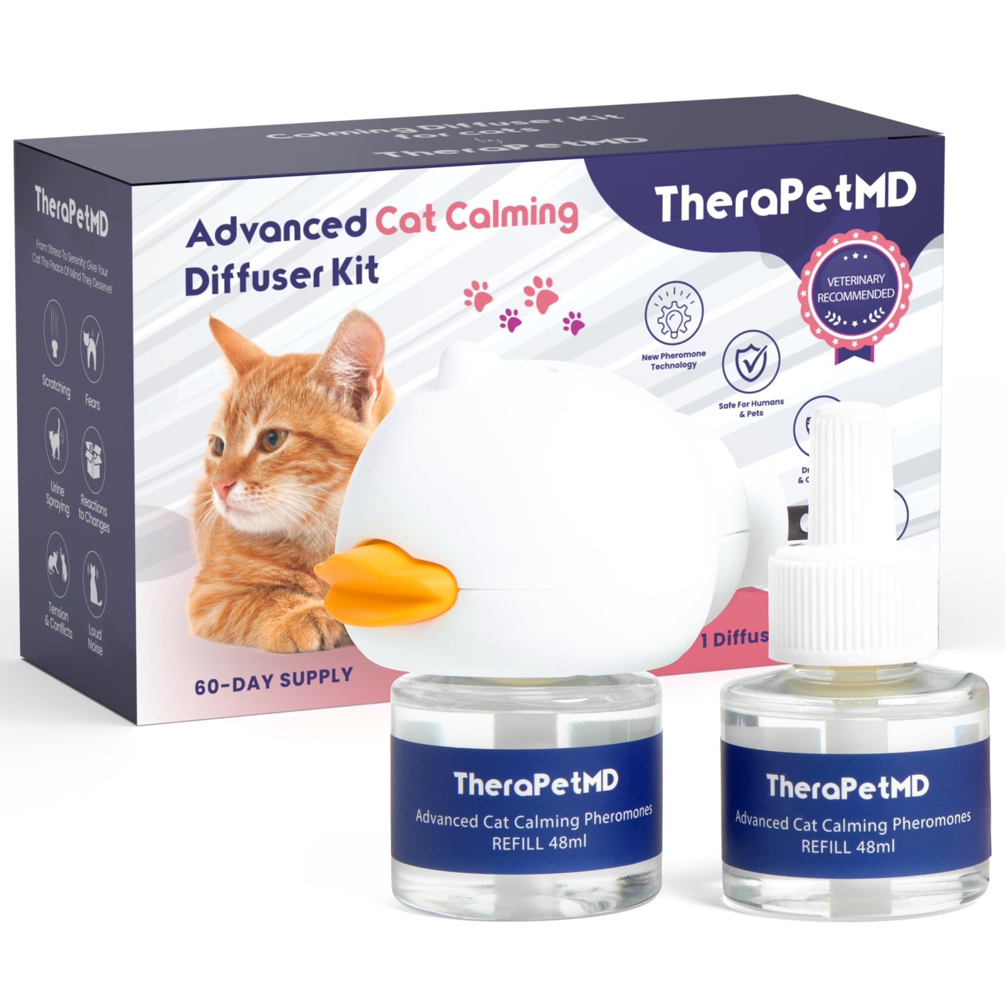 Cat Pheromone Calming Aromatherapy Reduces Fighting, Spraying, And Scratching