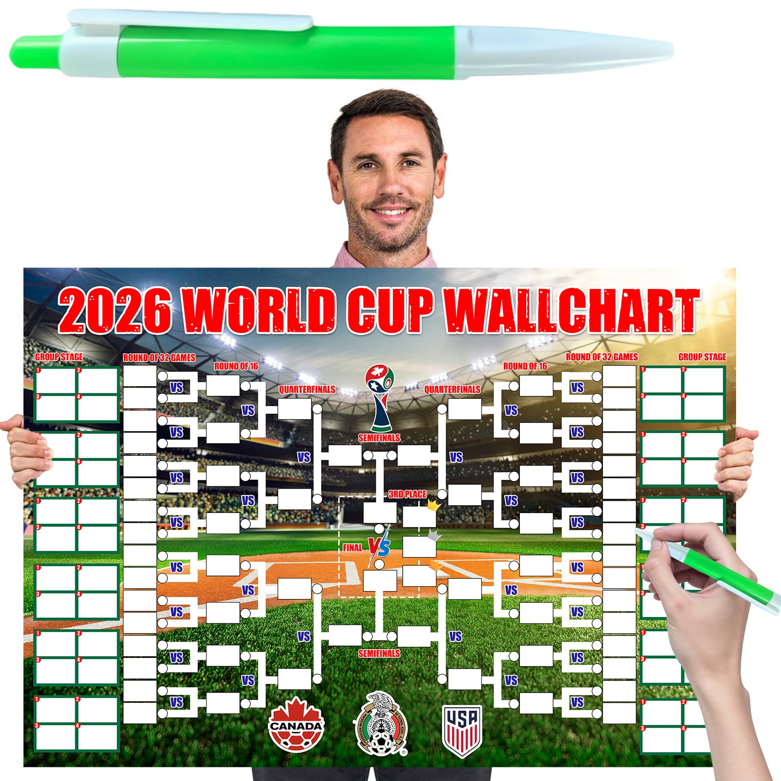 World Cup 2026 Schedule Poster