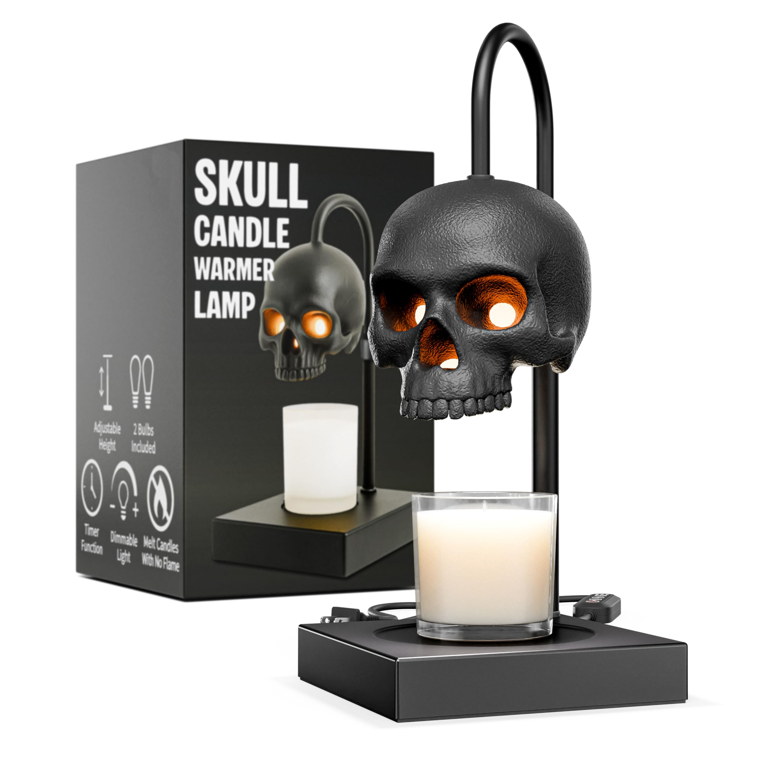 💀 Skull Candle Warmer Lamp