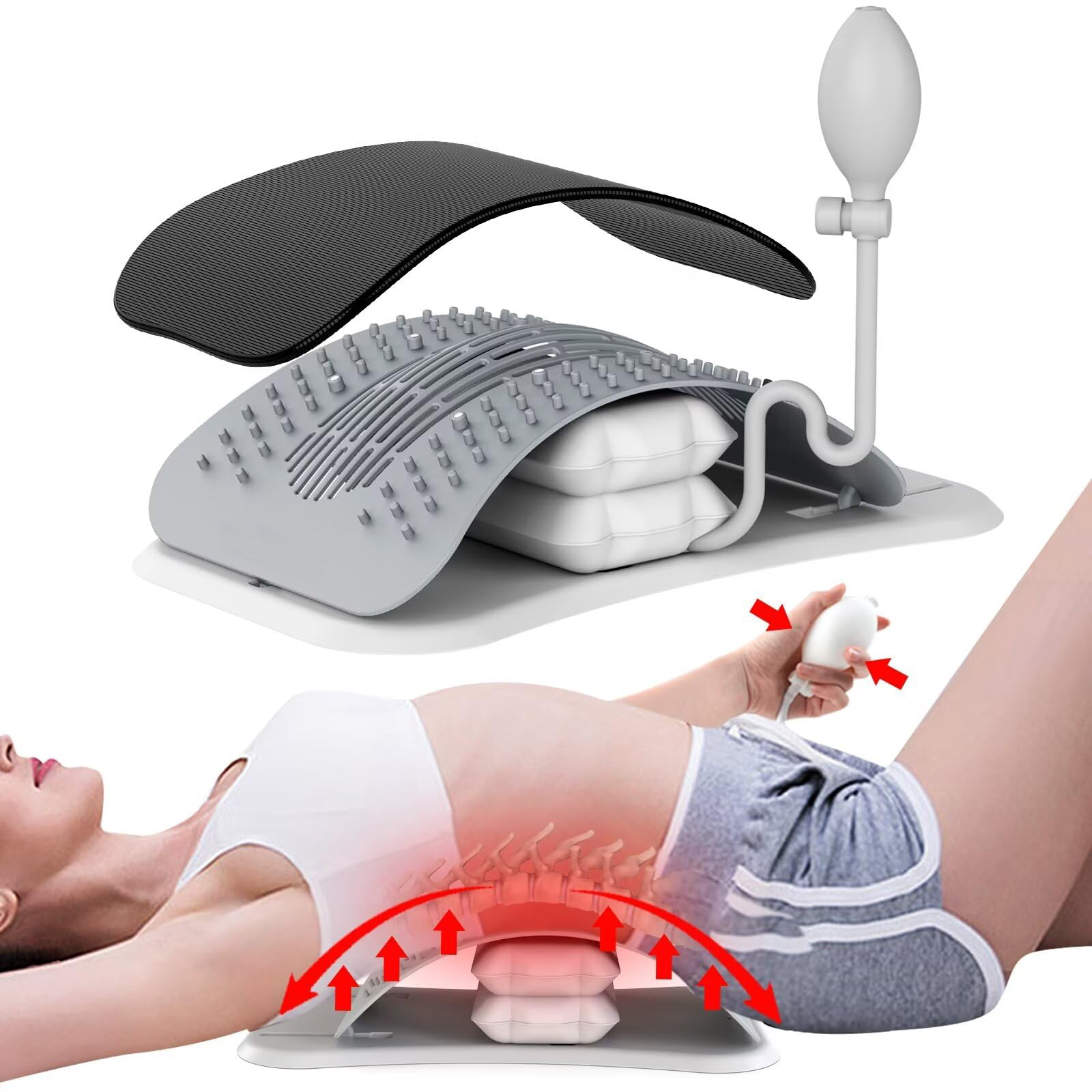 👩🏻‍⚕️Back Stretcher for Lower Back Pain Relief