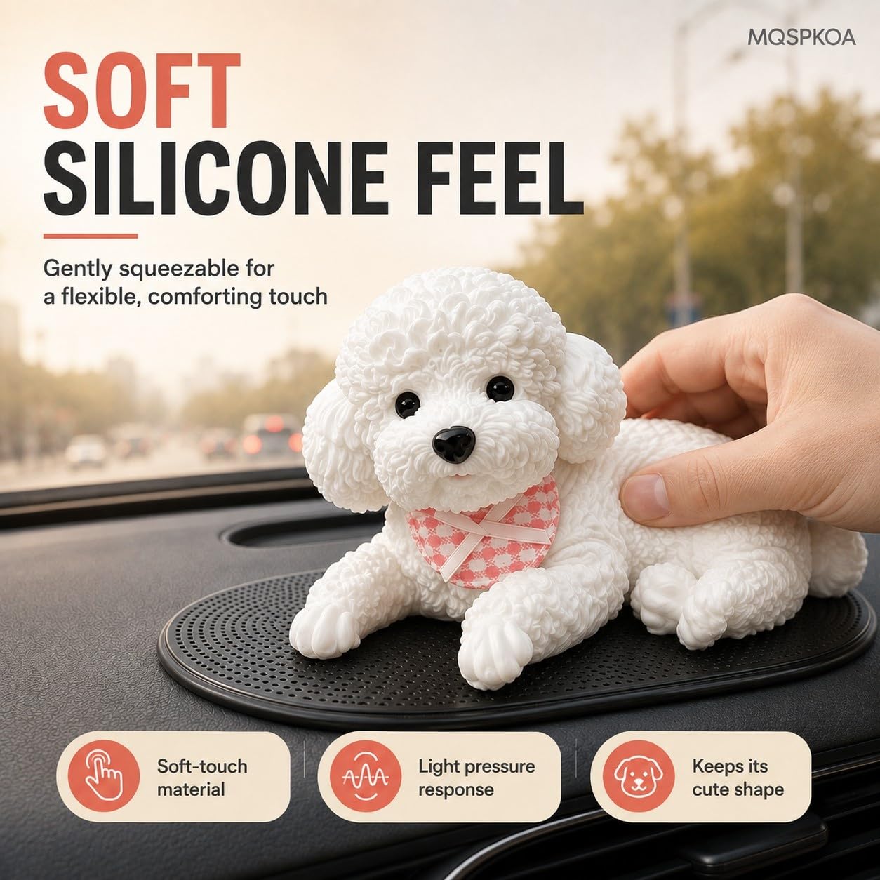 🐶 Wiggly Teddy Puppy Dashboard Companion