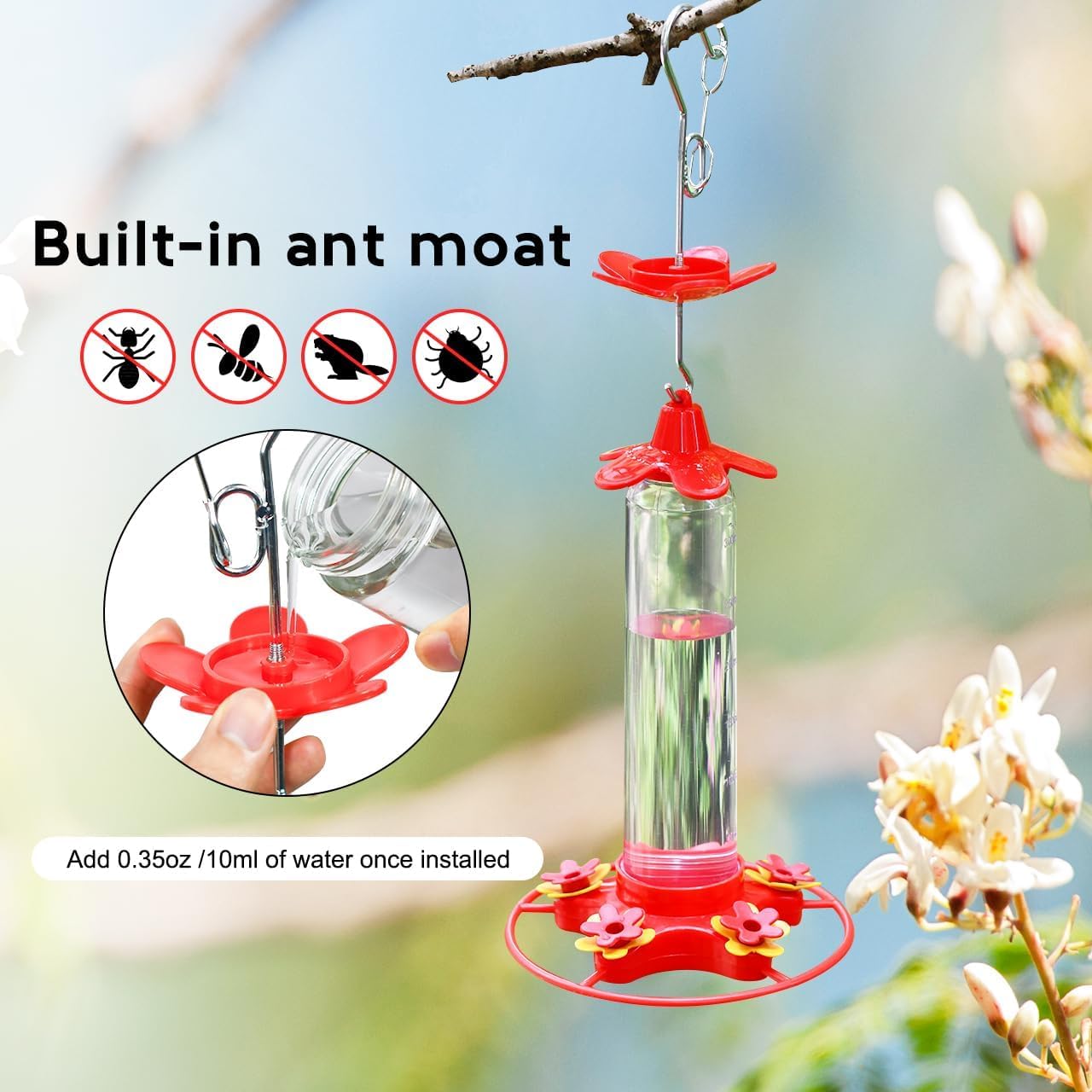 2025 New Hummingbird Nectar Feeder