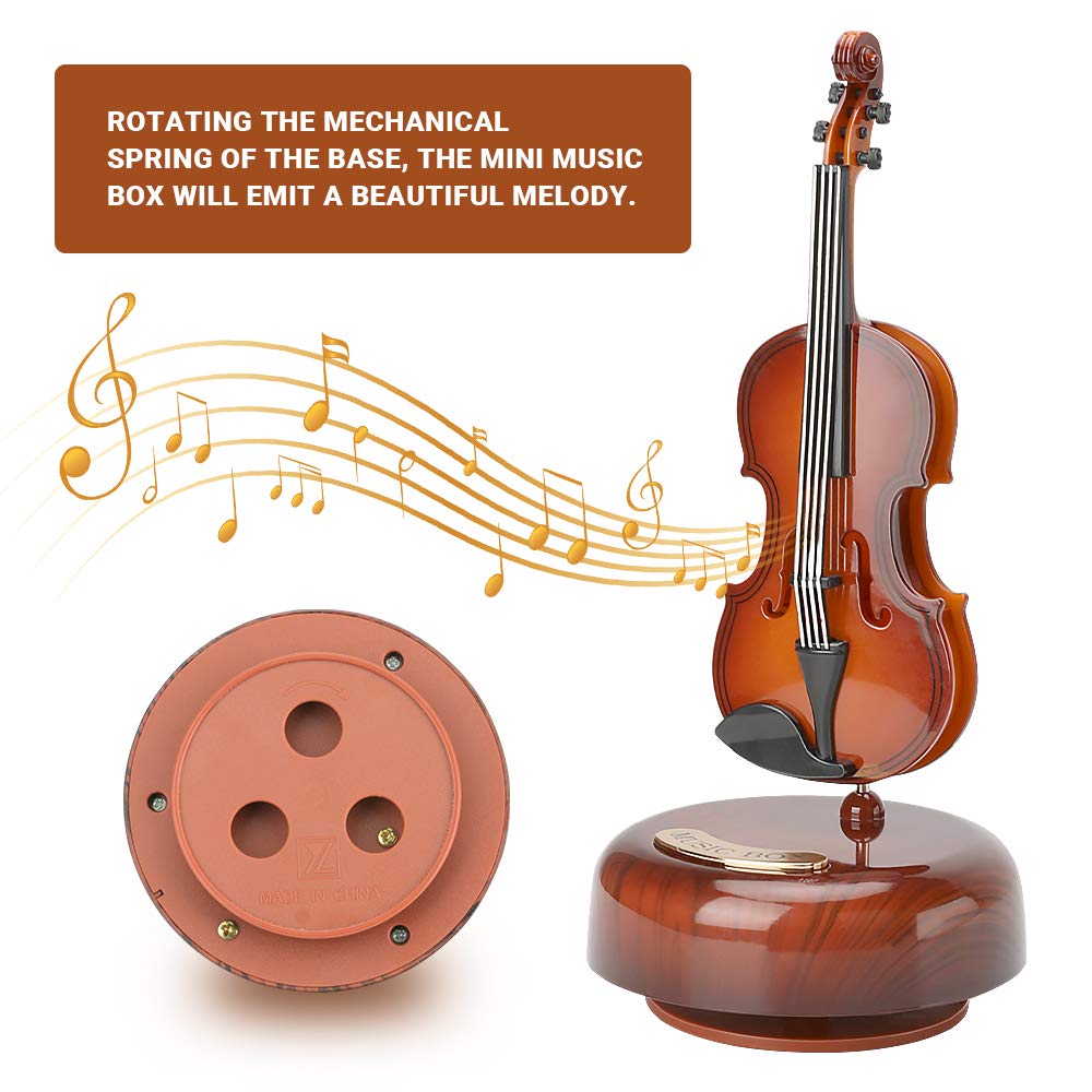 Creative Violin Music Box