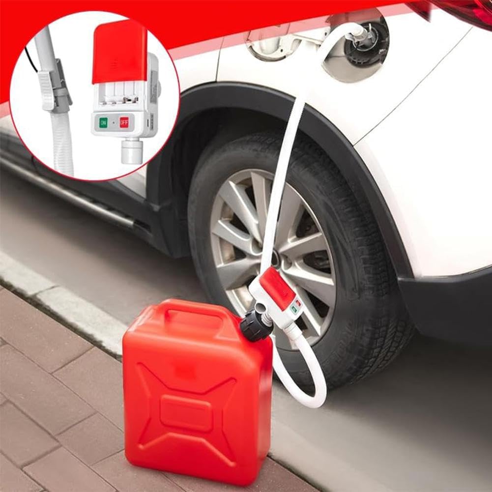 Portable Automatic Fuel Transfer Pump with Auto-Stop