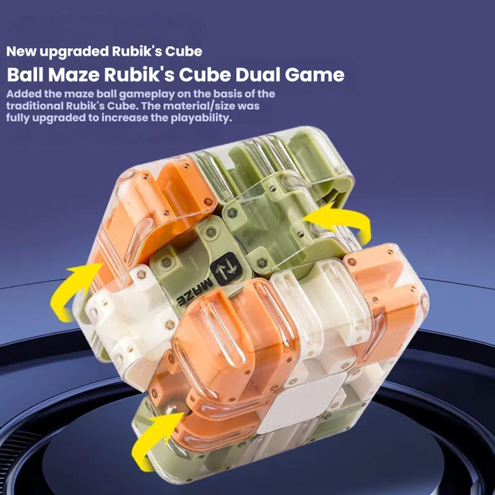 Large Labyrinth 3D Puzzle Maze Cube - Engaging Brain Teaser Toy