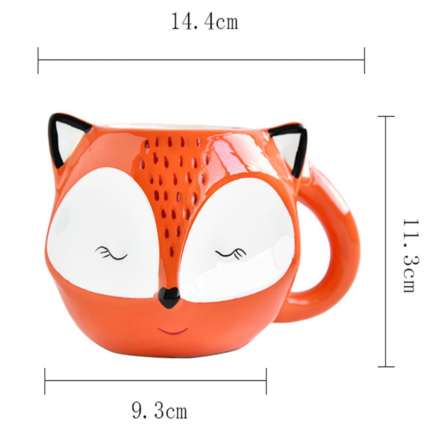 Animal Shaped Ceramic Cup with Handle