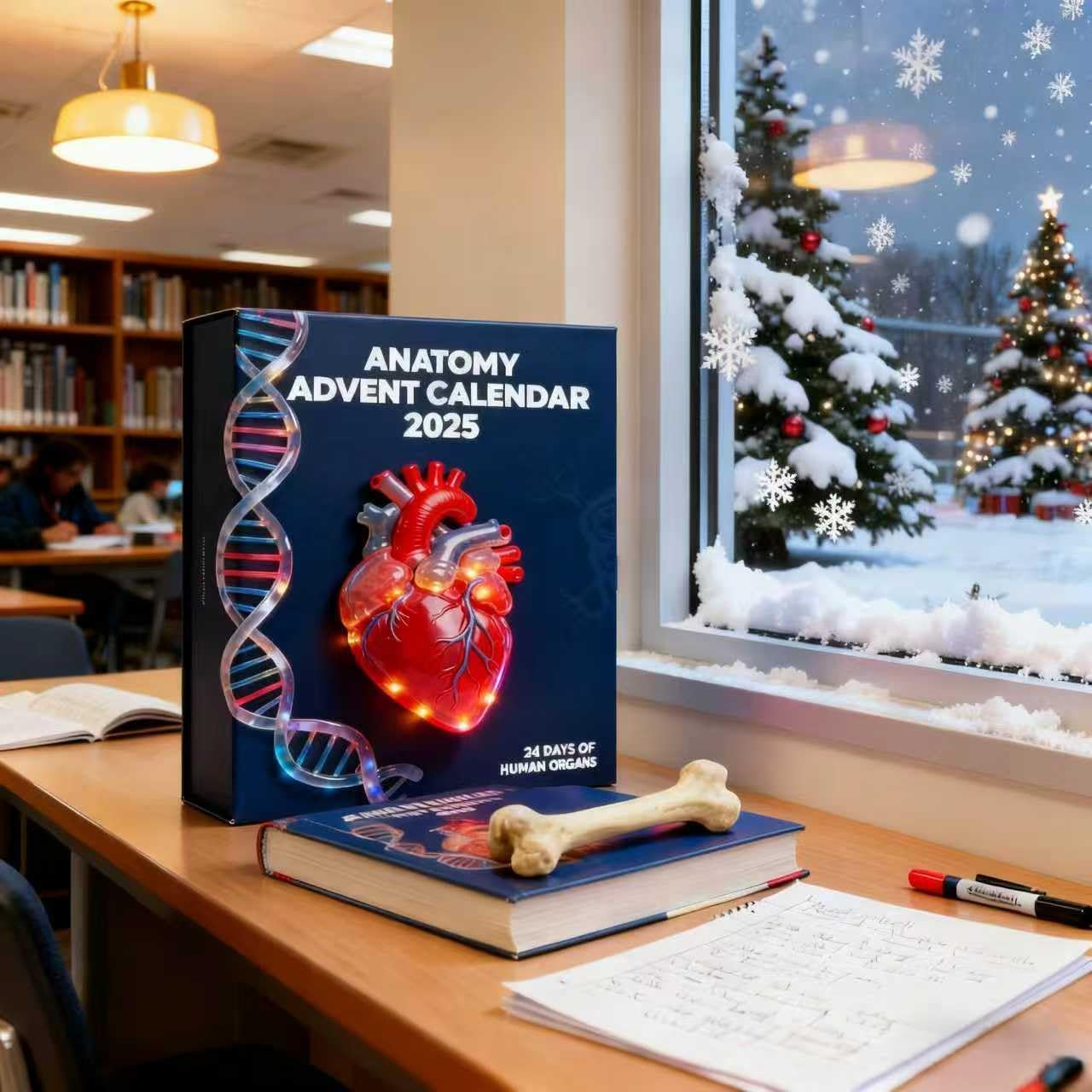 🔥Hot Sale Promotion 49% OFF🧬🫀2025 Anatomy Advent Calendar