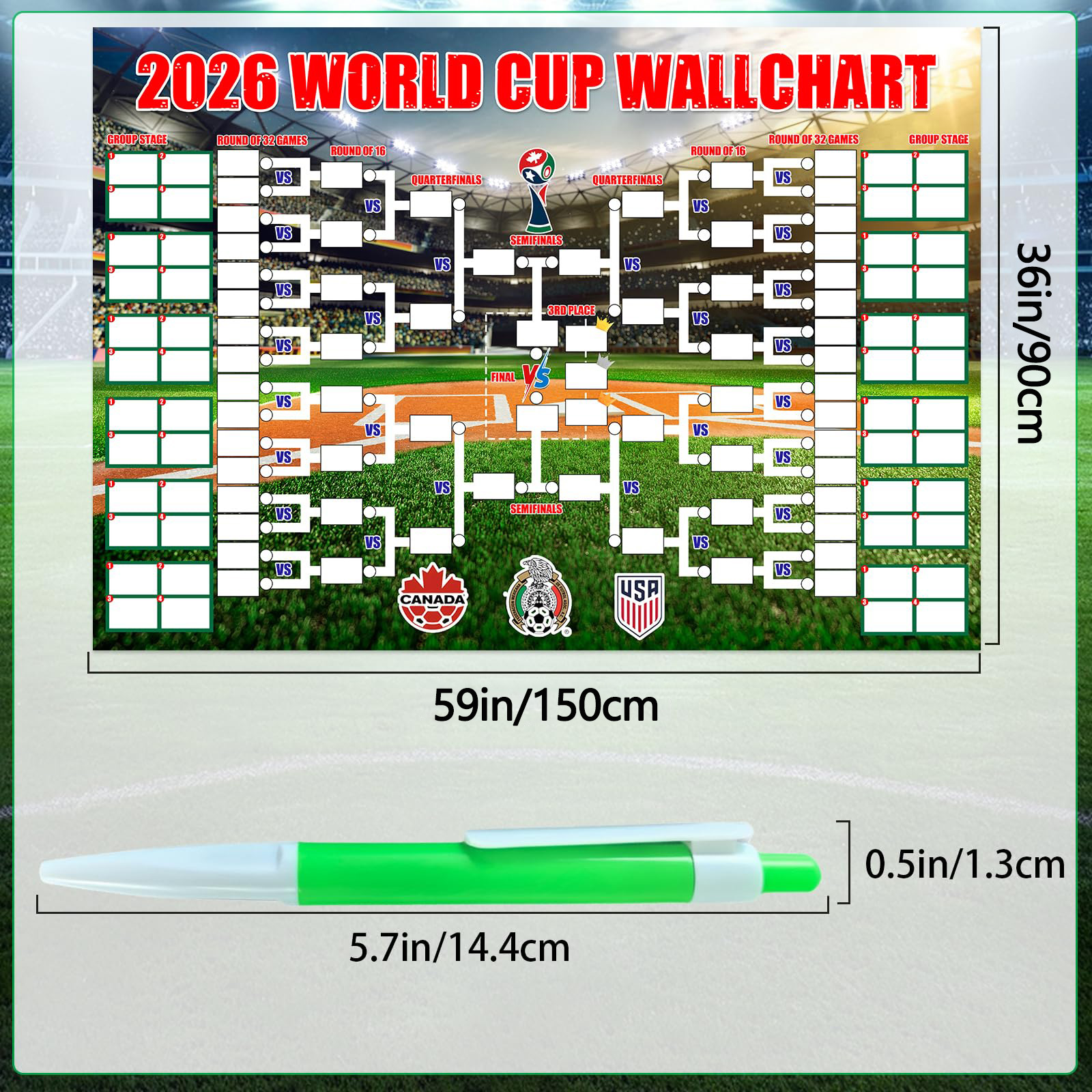 World Cup 2026 Schedule Poster