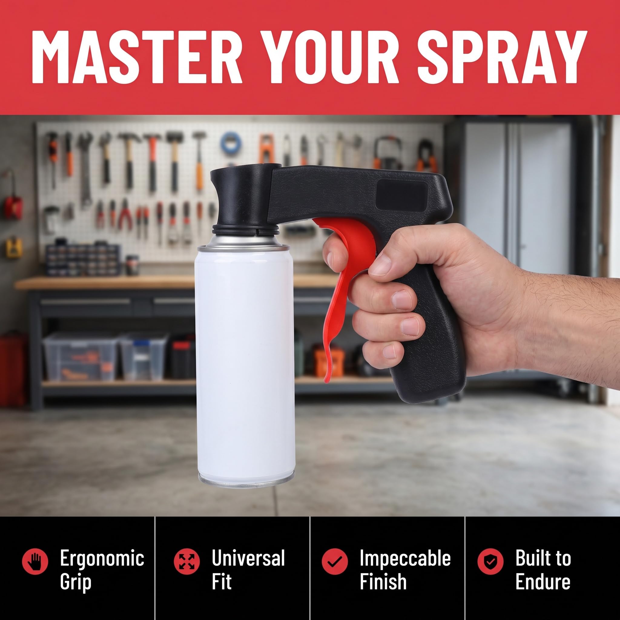 Portable Assisted Spray Painting Handle Tool