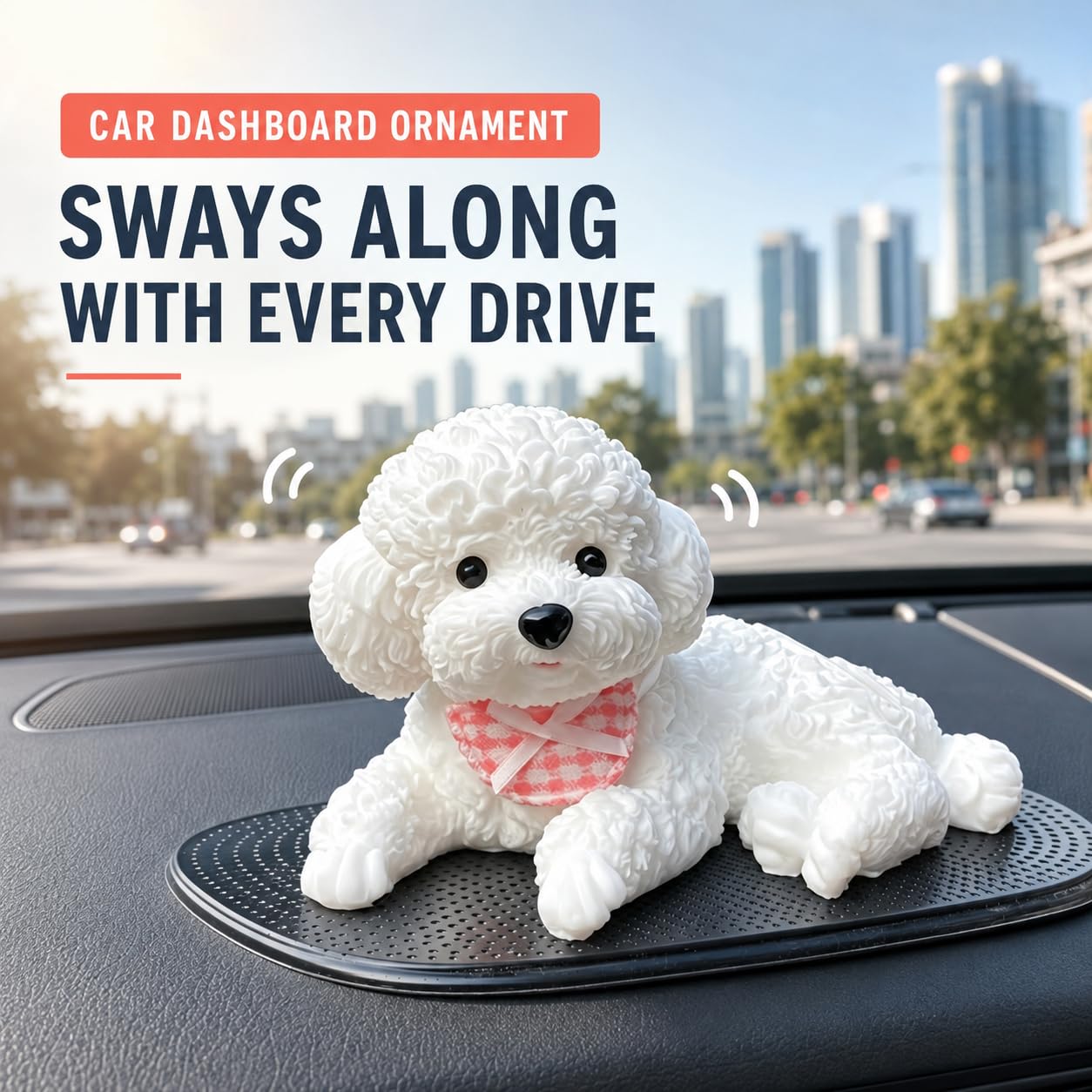 🐶 Wiggly Teddy Puppy Dashboard Companion