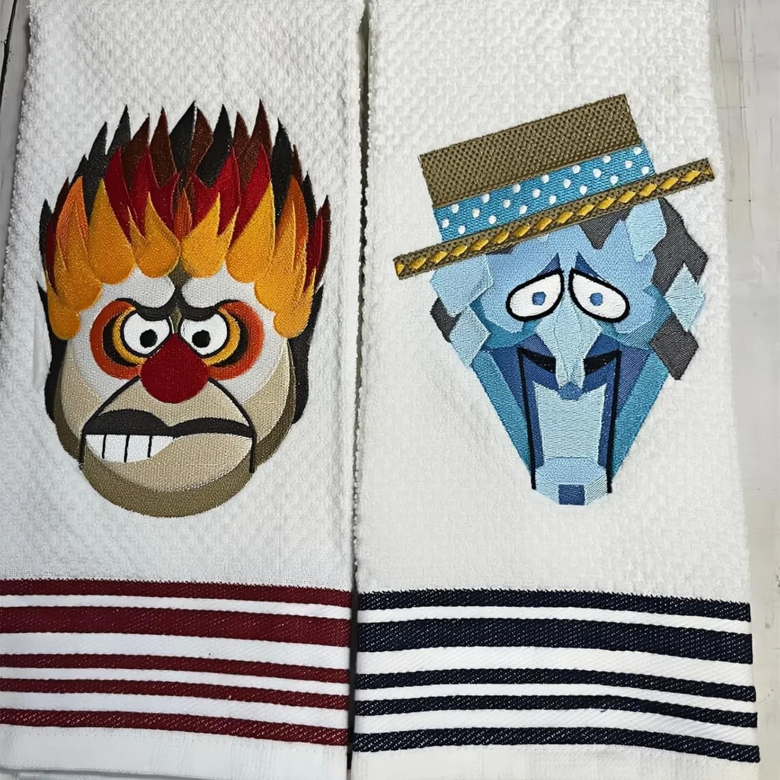 🔥Christmas Sale 49% OFF - Heat Miser Snow Miser Christmas Towel
