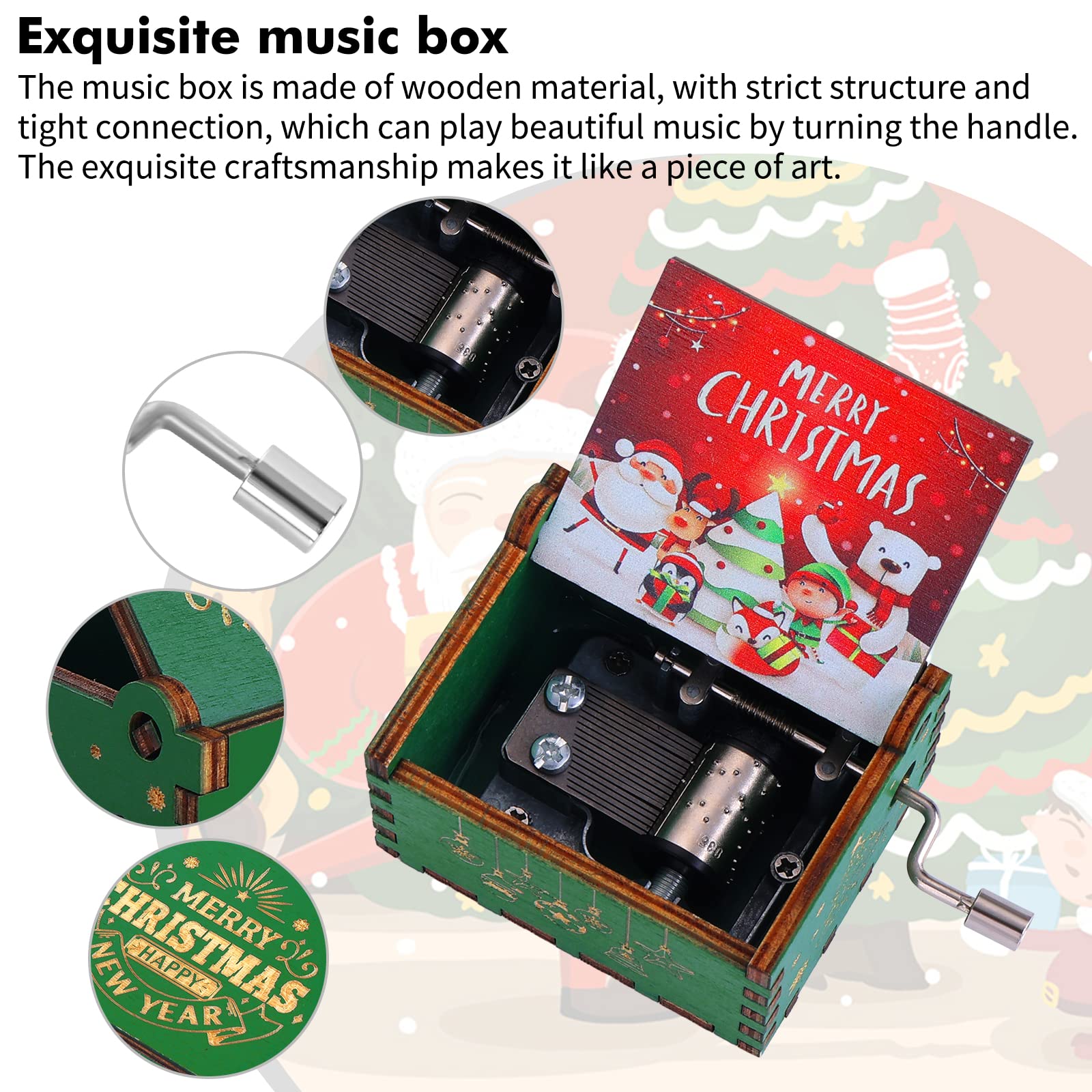 Hand Crank Music Box