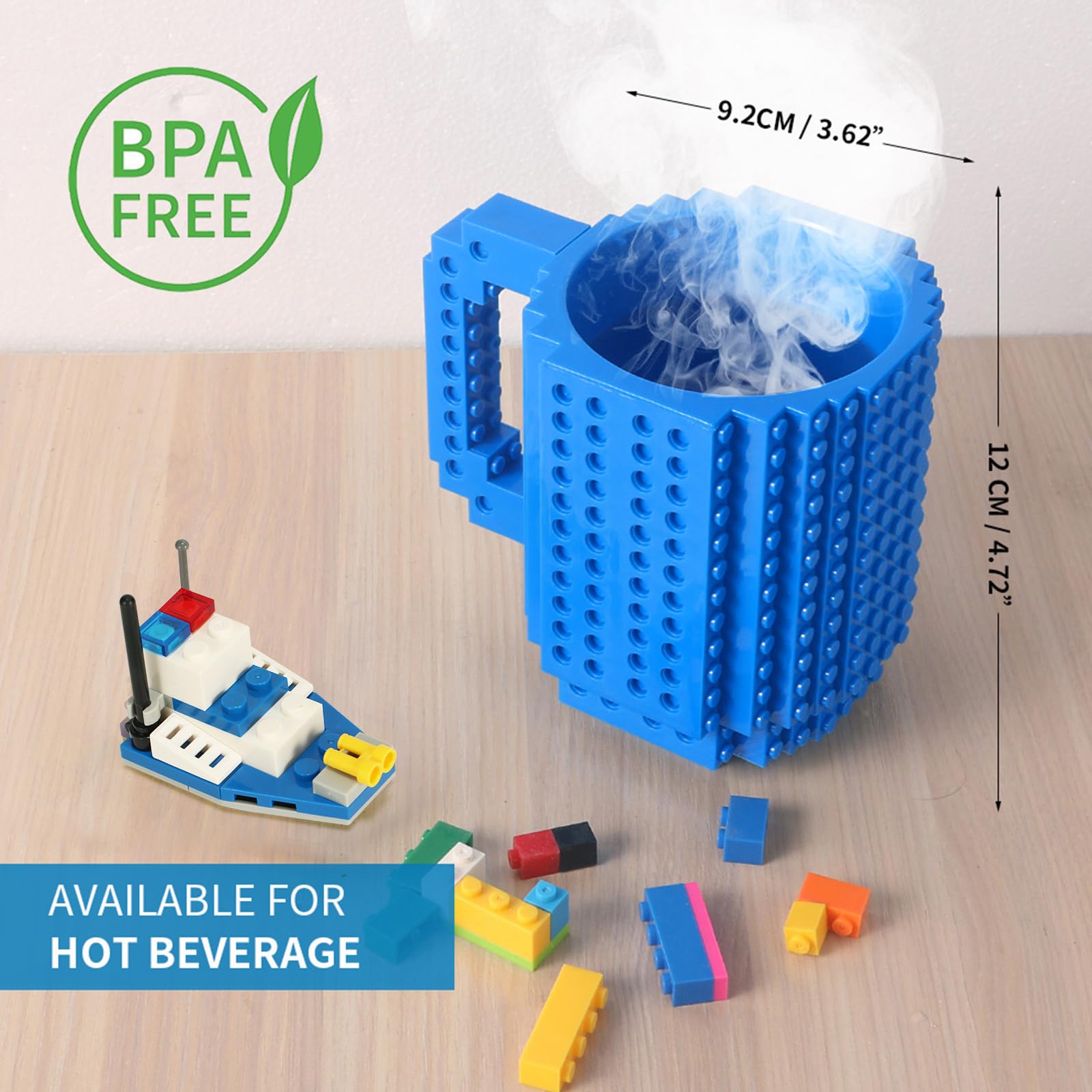 Welnax™ Funny DIY Novelty Build on Brick Mug