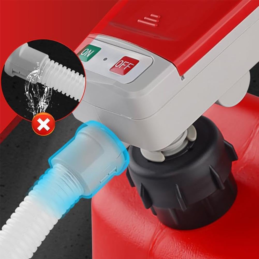 Portable Automatic Fuel Transfer Pump with Auto-Stop