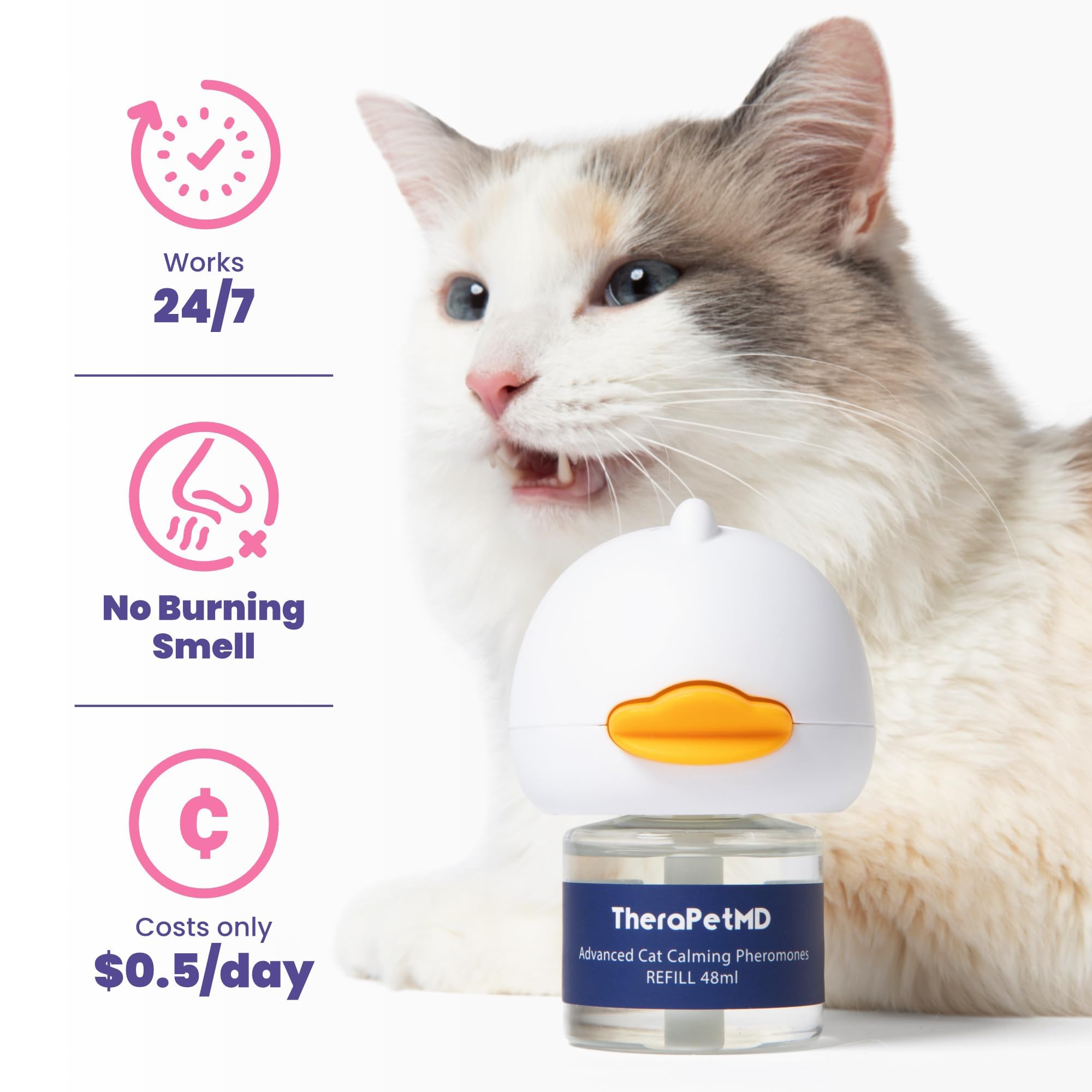 Cat Pheromone Calming Aromatherapy Reduces Fighting, Spraying, And Scratching