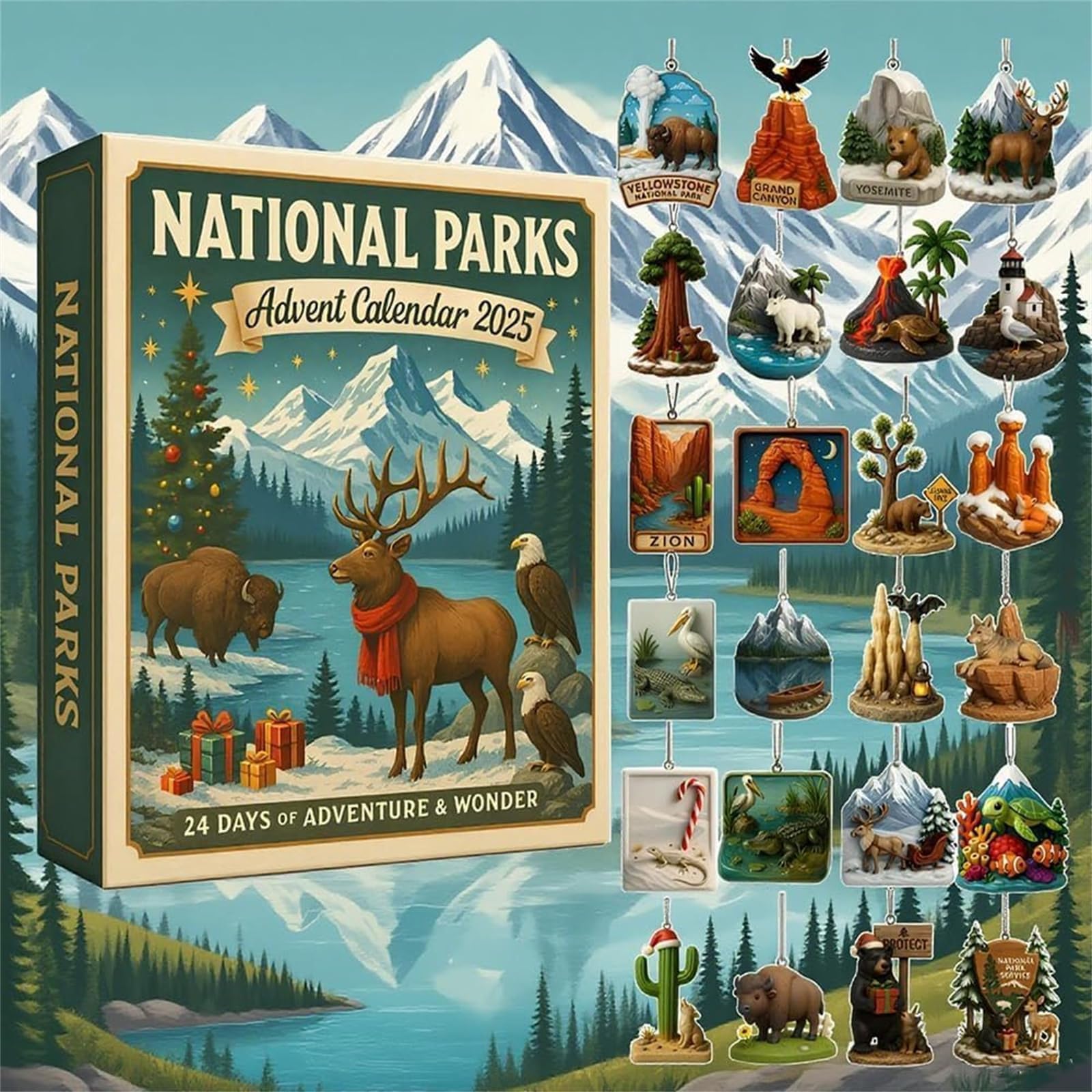 National Parks Advent Calendar 2025(✨Same as in the picture)