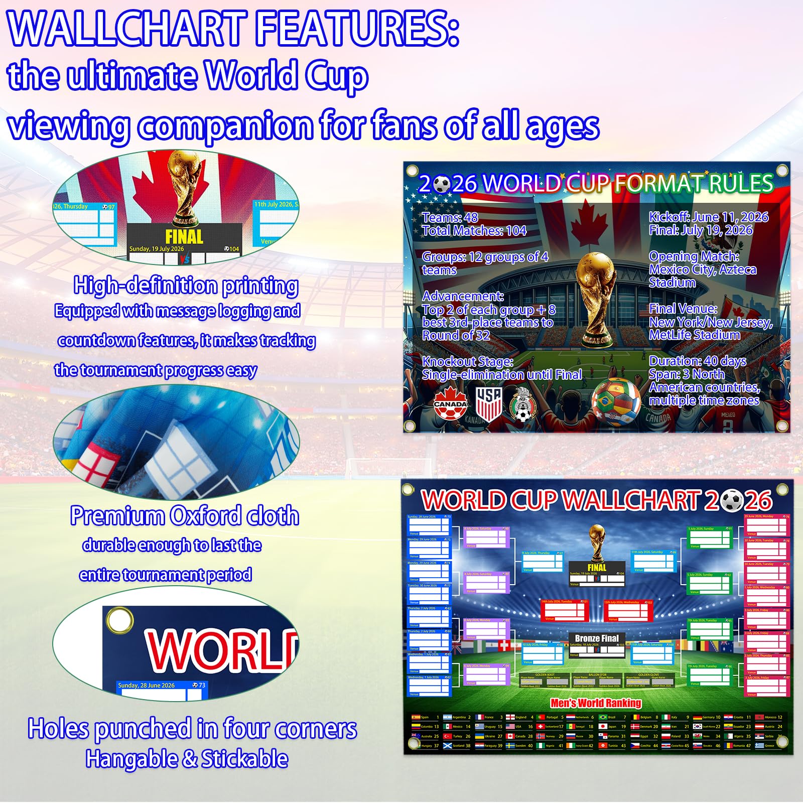 World Cup 2026 Schedule Poster