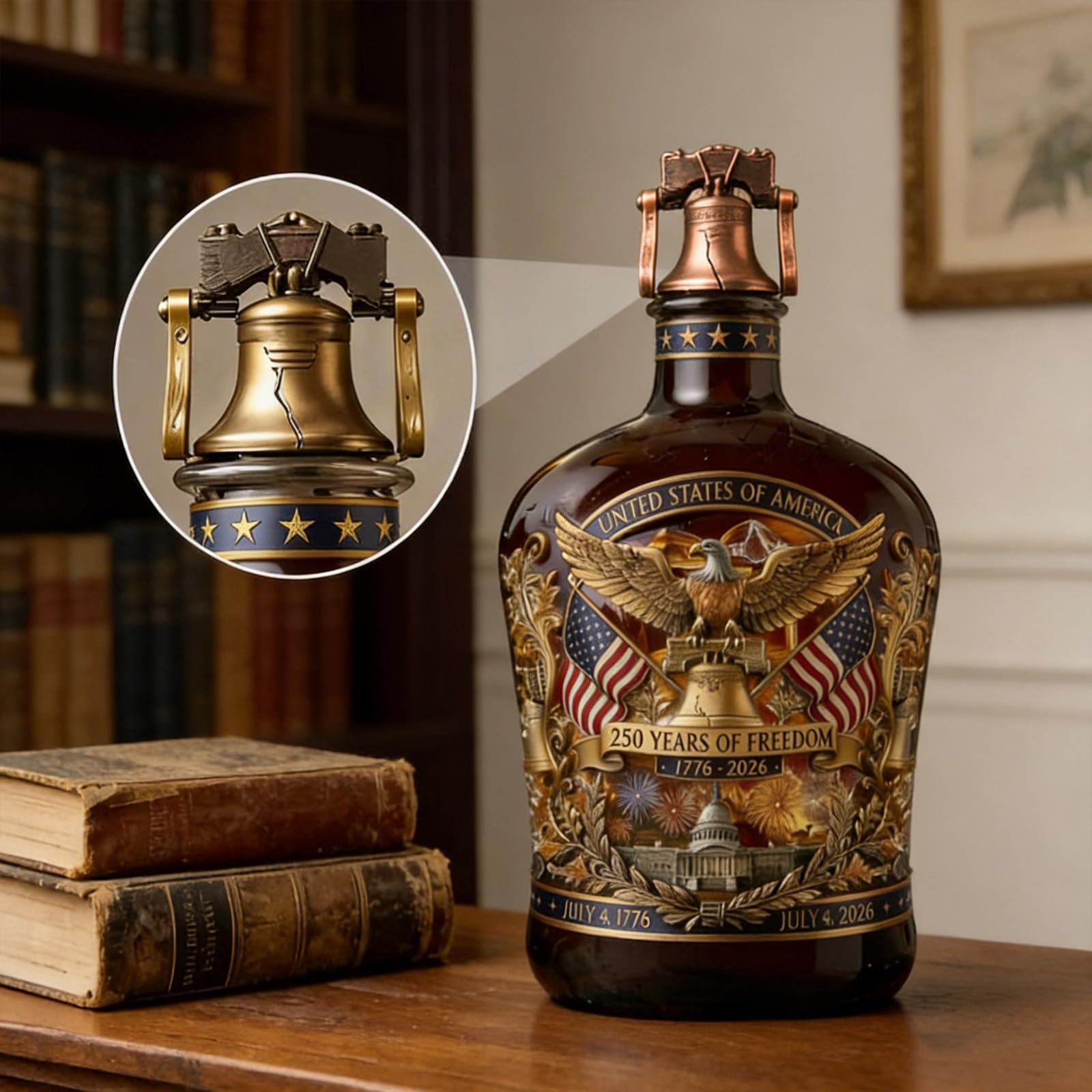 250 Anniversary Whiskey Bottle