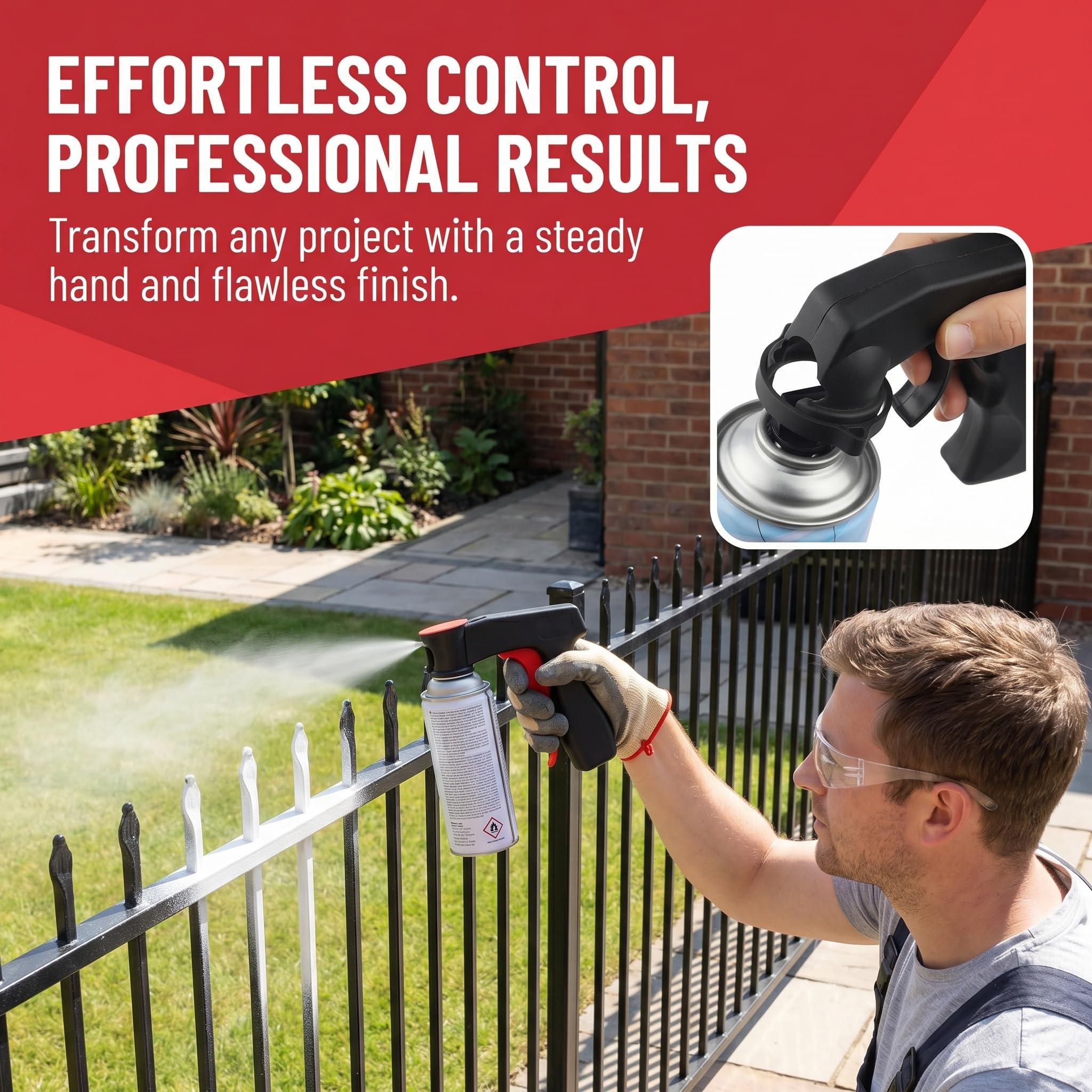 Portable Assisted Spray Painting Handle Tool