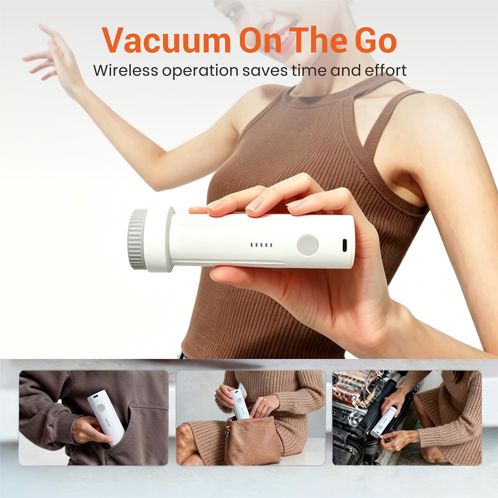 Vacuum Bags for Travel with Electric Pump – 15 Pack 3 Sizes Compression Bags