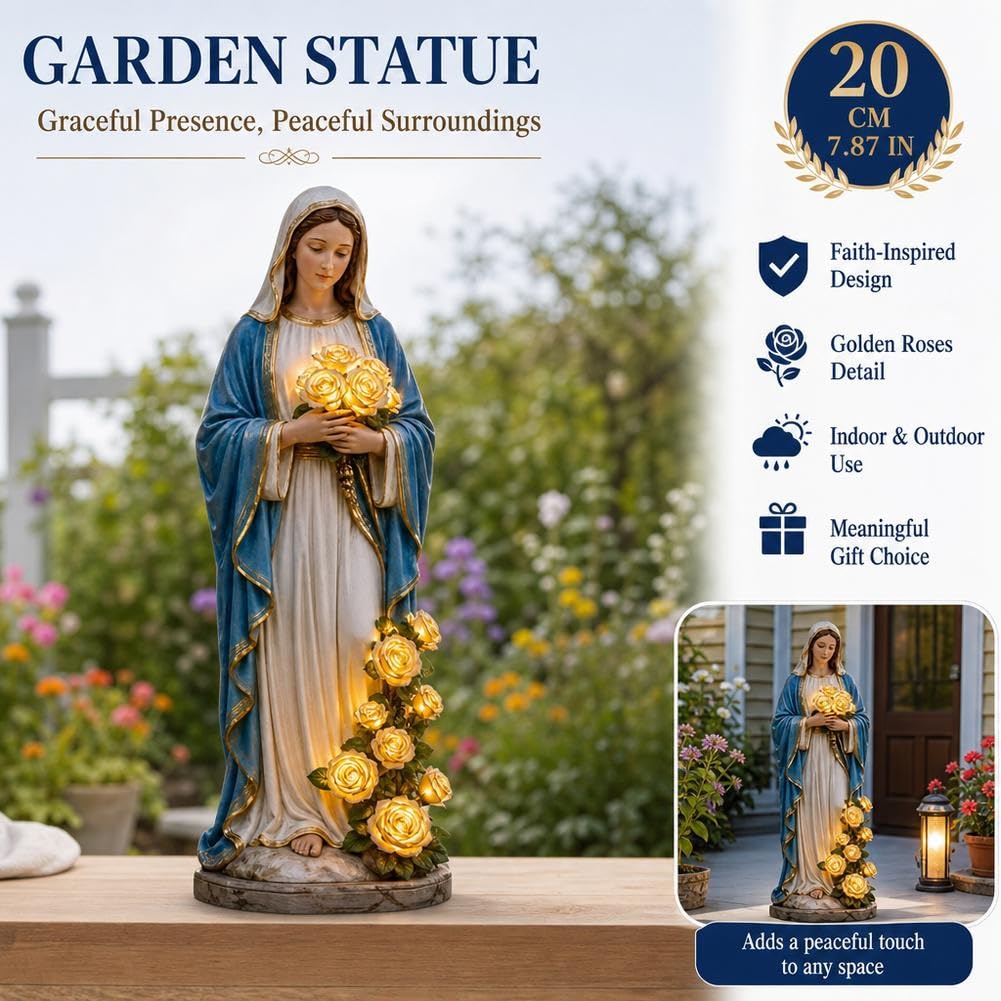 💗Virgin Mary Garden Light