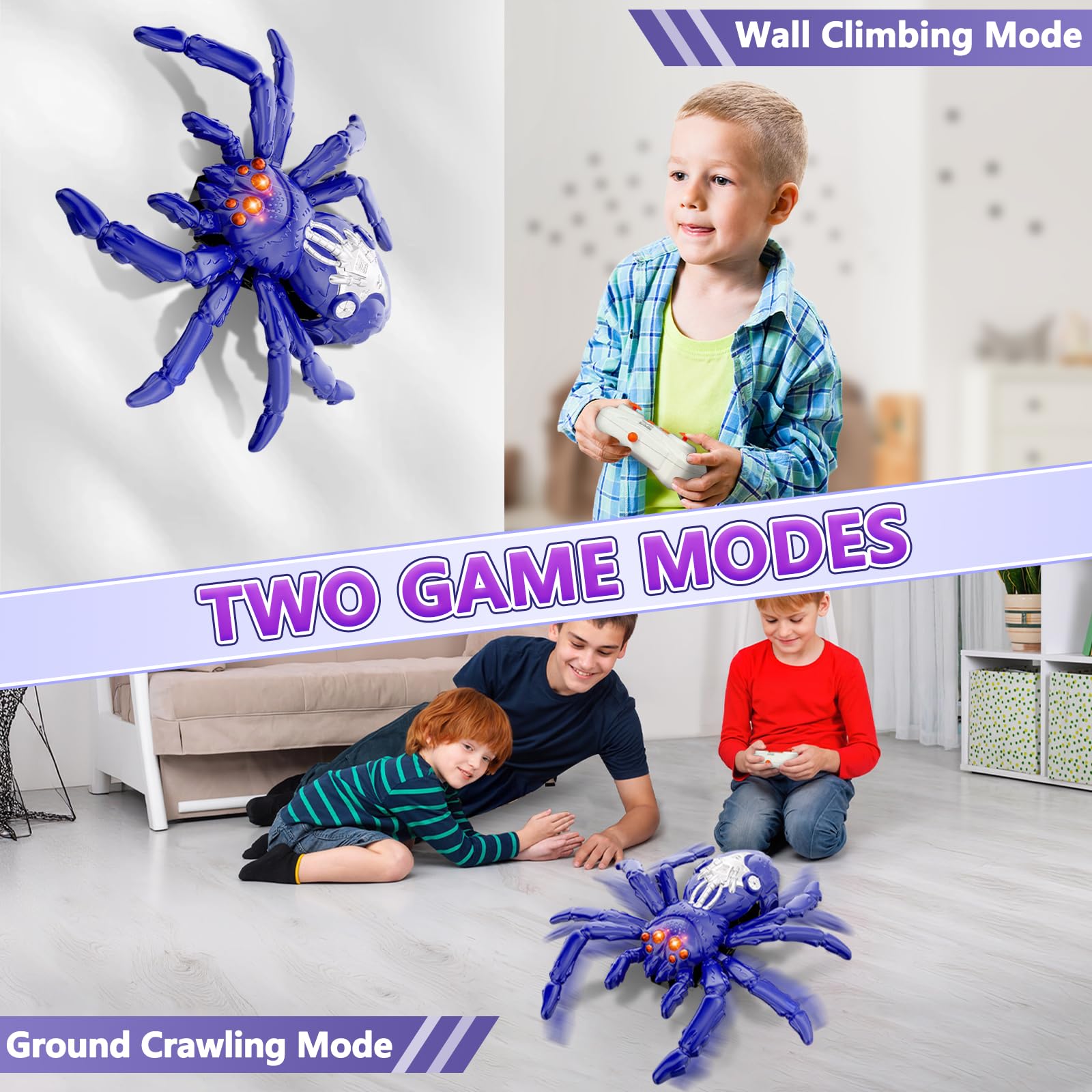 🕷️ Halloween Wall Crawler Spider