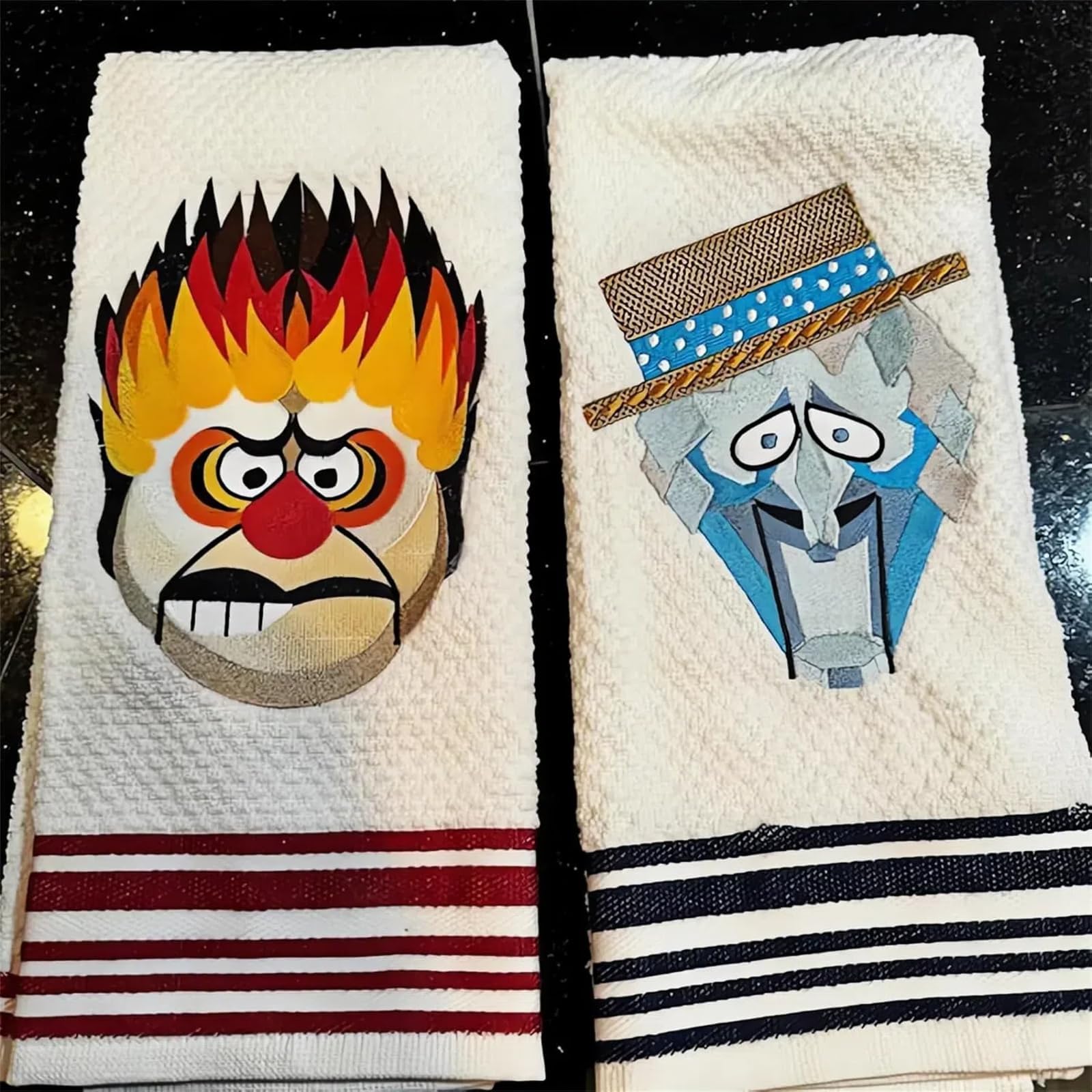 🔥Christmas Sale 49% OFF - Heat Miser Snow Miser Christmas Towel