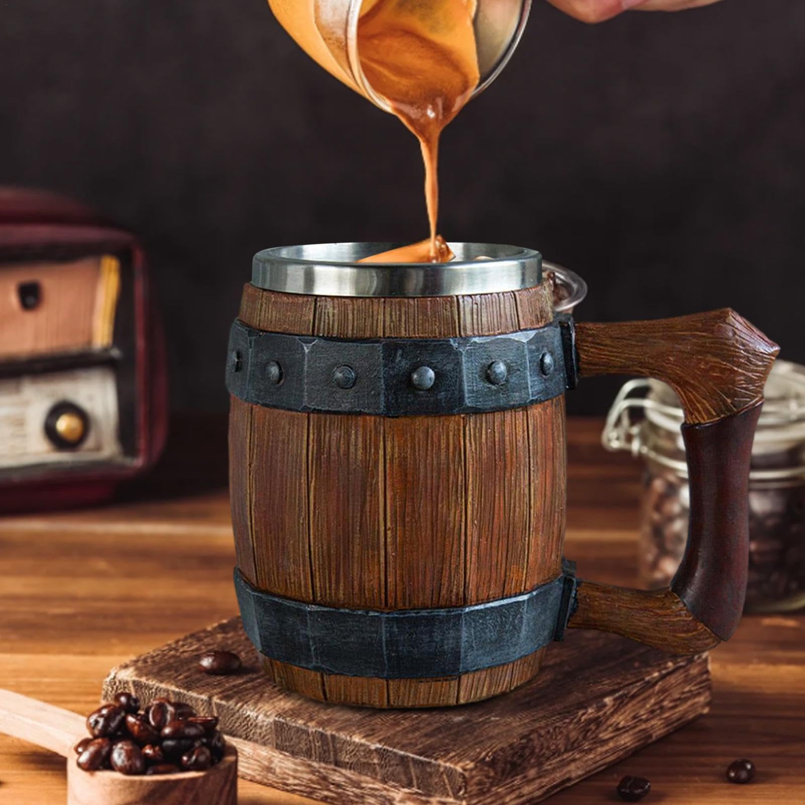 Handcrafted Wooden Mug