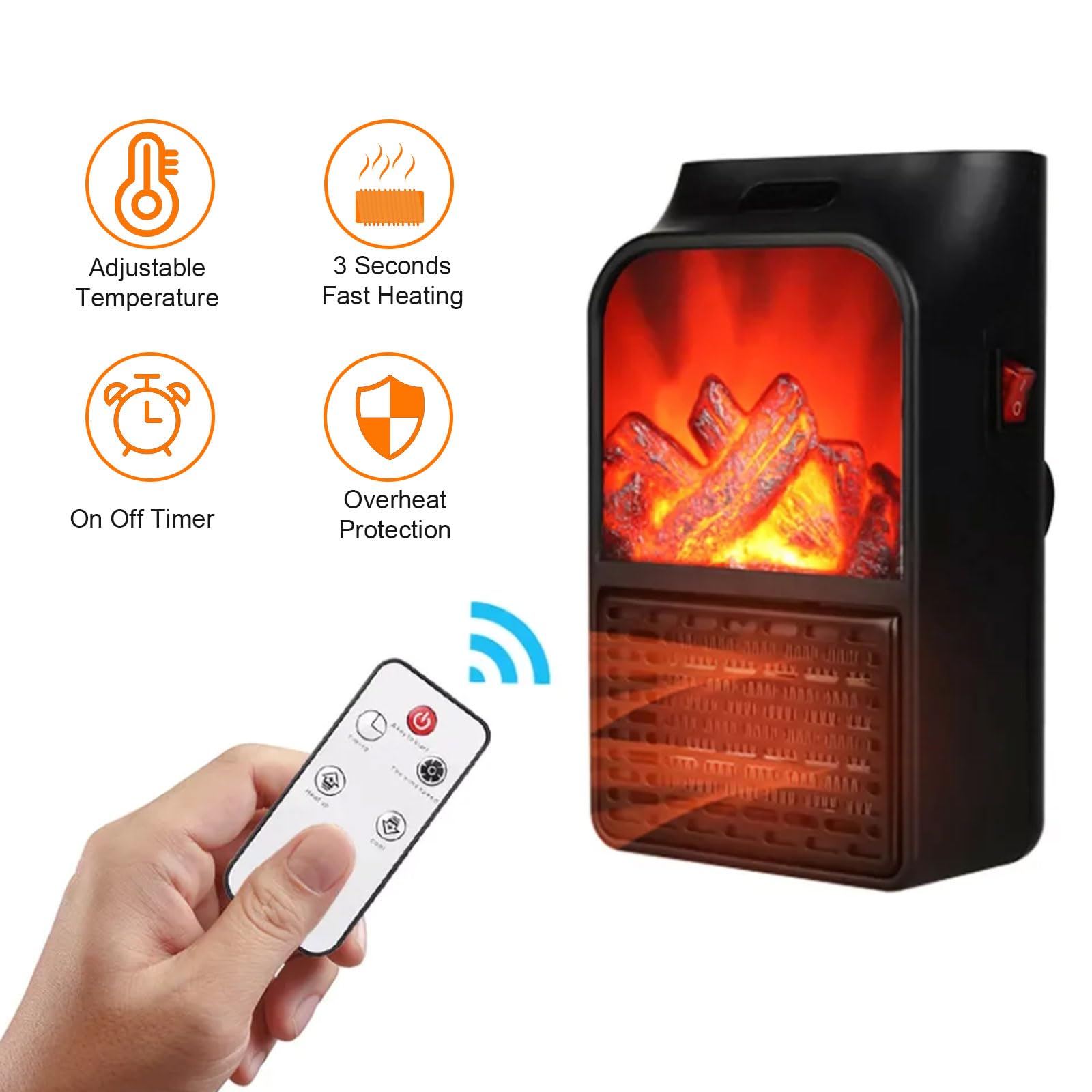 Mini Wall Space Heater