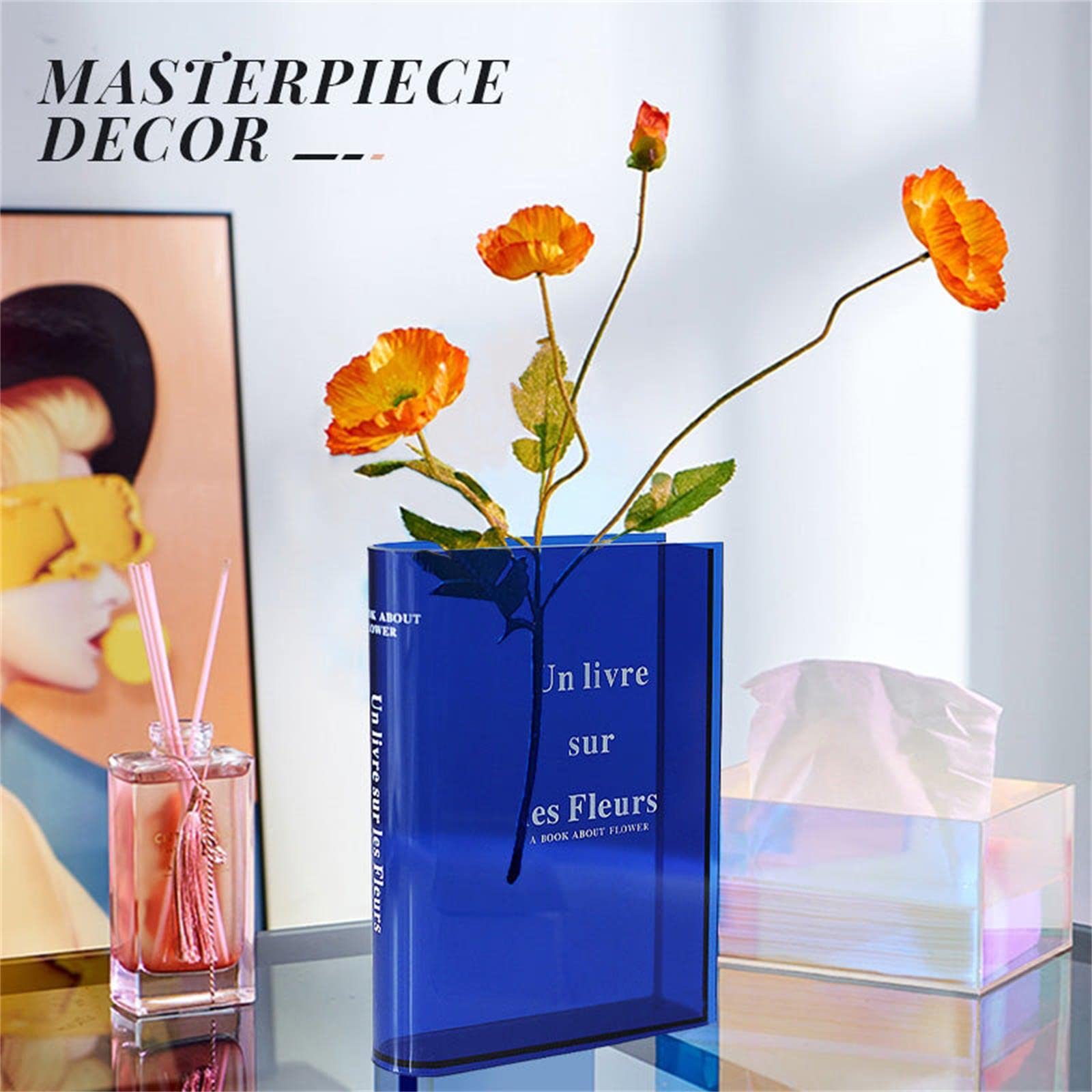 💕Books About Flowers - Book Vase