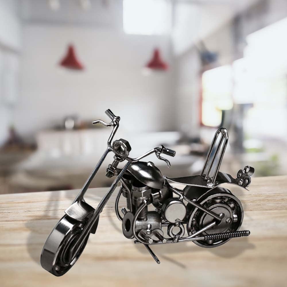 Motorcycle Model Motor Decor Art Vintage Metal Motorbike Gifts
