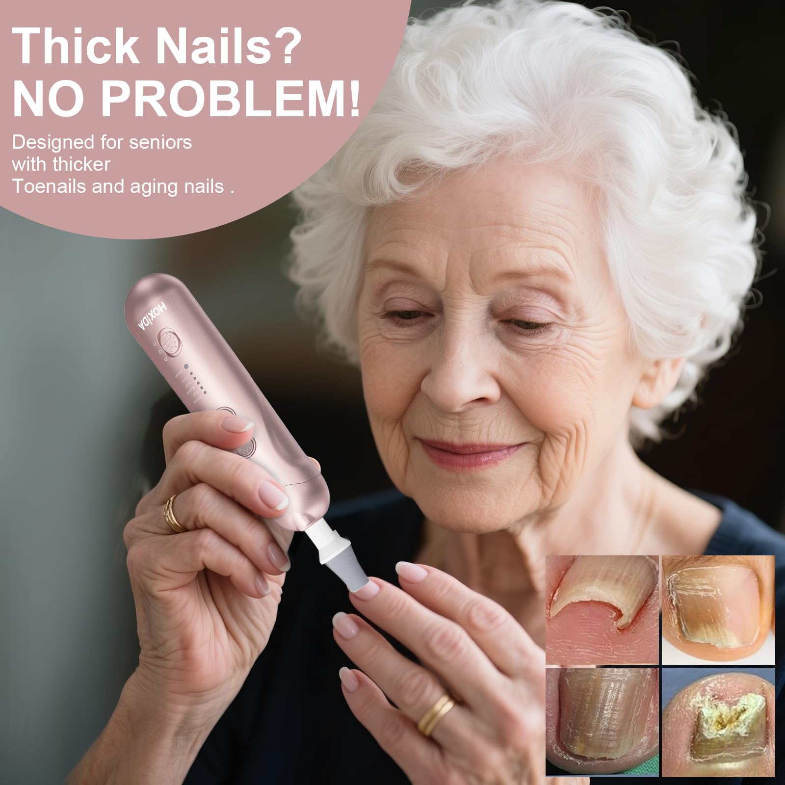 Professional Nail Grinder for Senior Thick Toenail、Onychomycosis