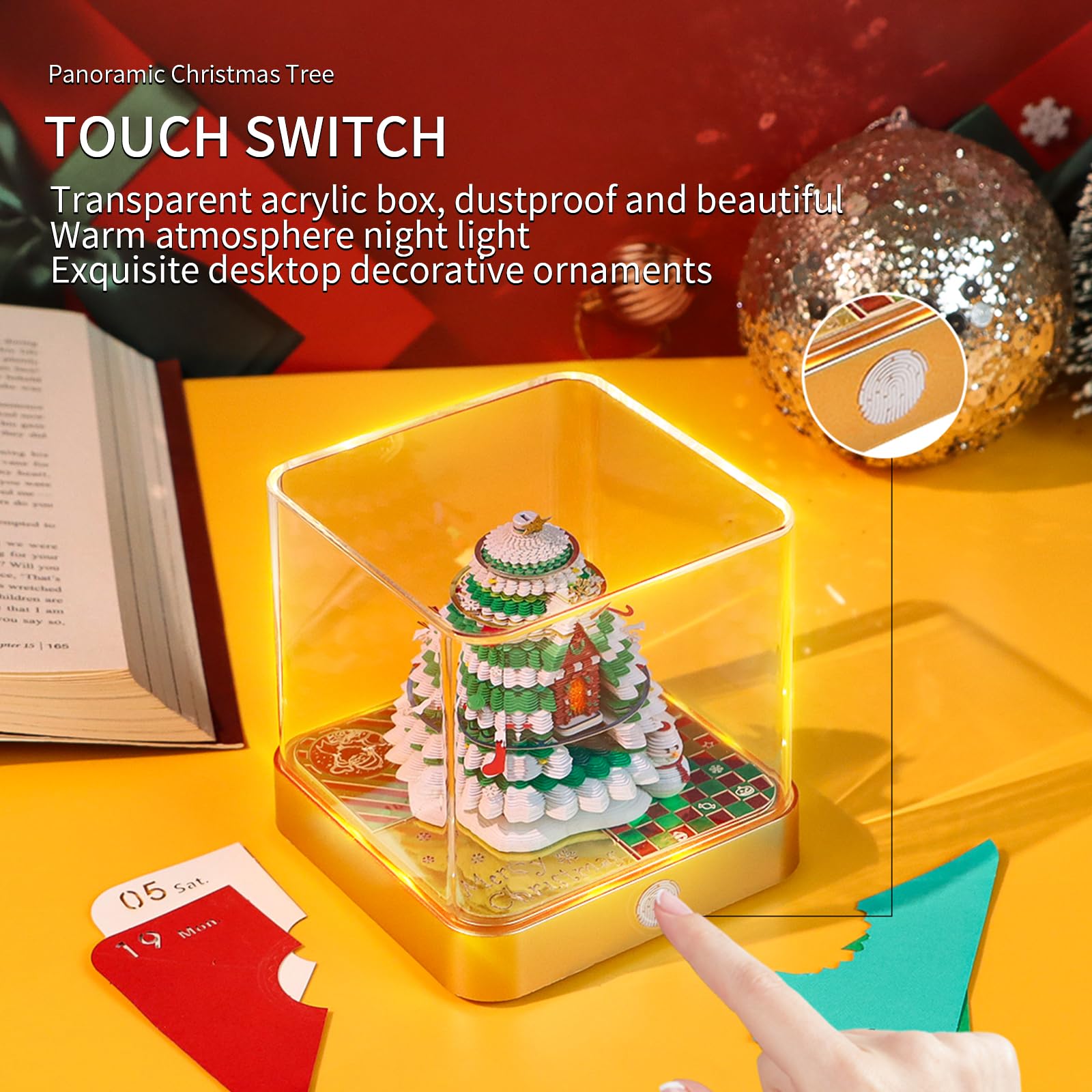 🎄Tree House Paper Sculpture 3D Calendar