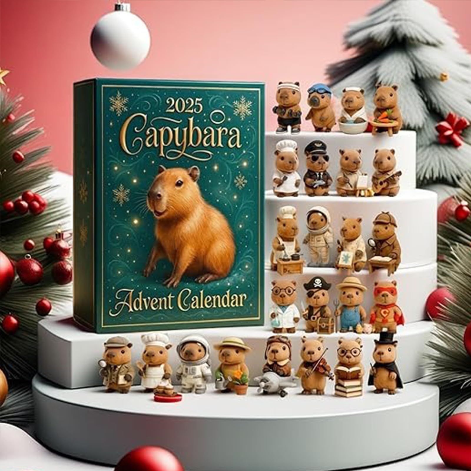 🔥Last Day 49% OFF -2025 Capybara Advent Calendar