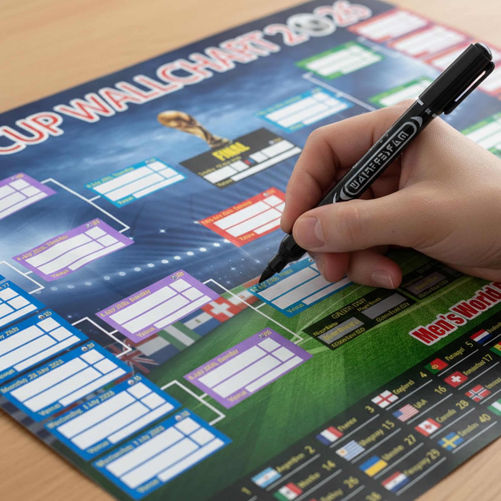 World Cup 2026 Schedule Poster