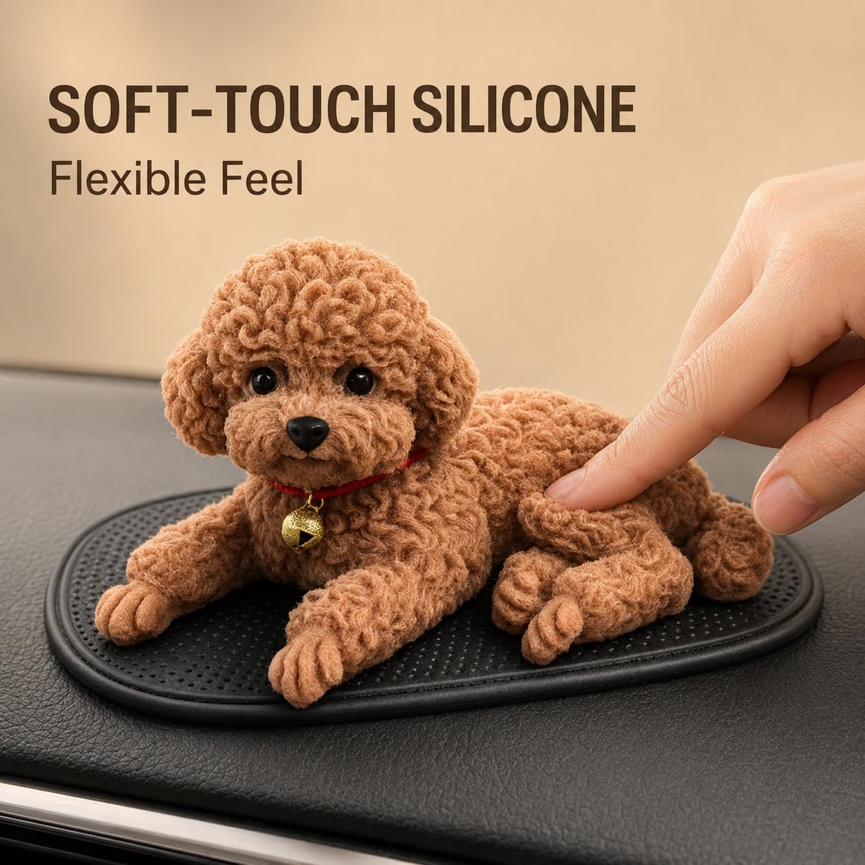 🐶 Wiggly Teddy Puppy Dashboard Companion