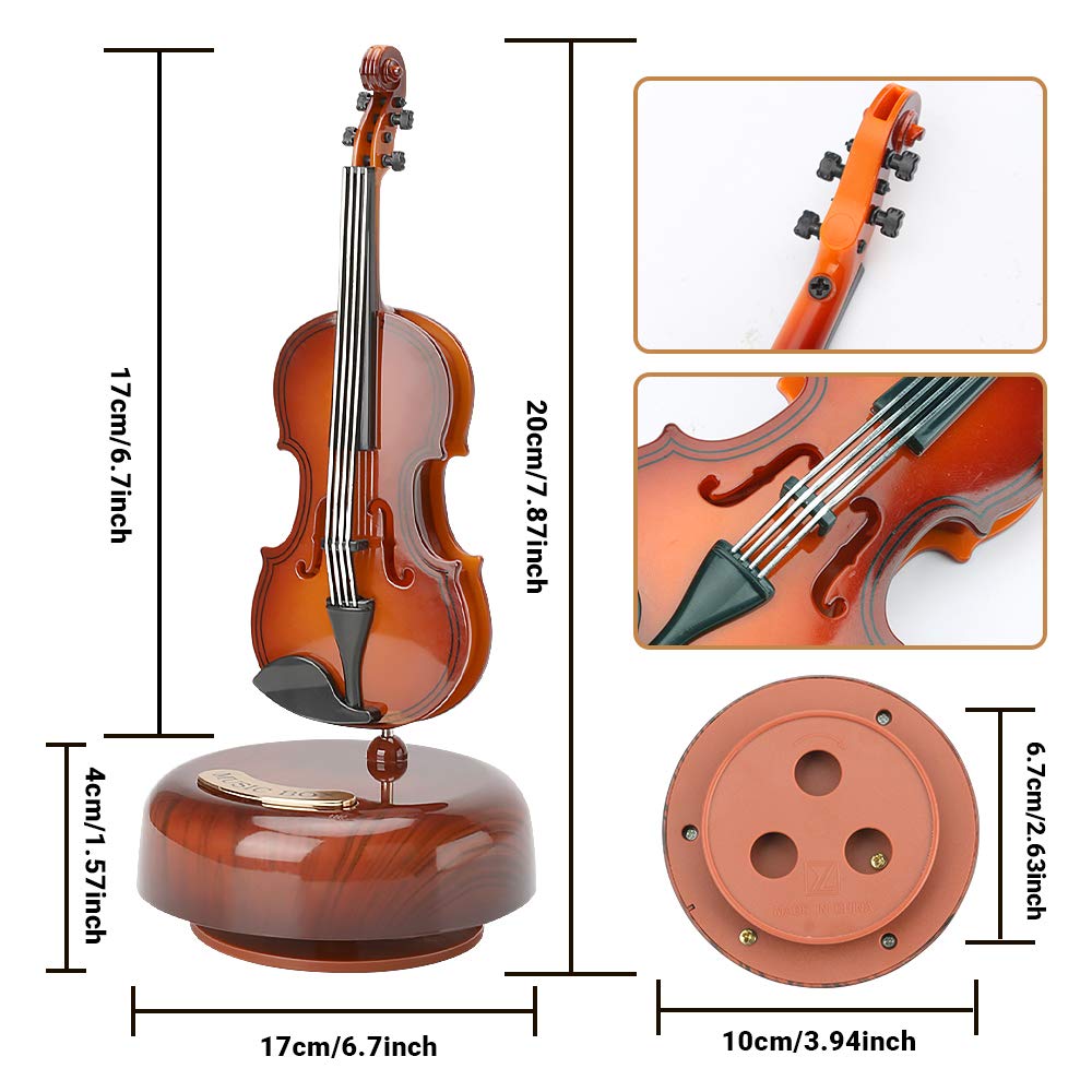 Creative Violin Music Box
