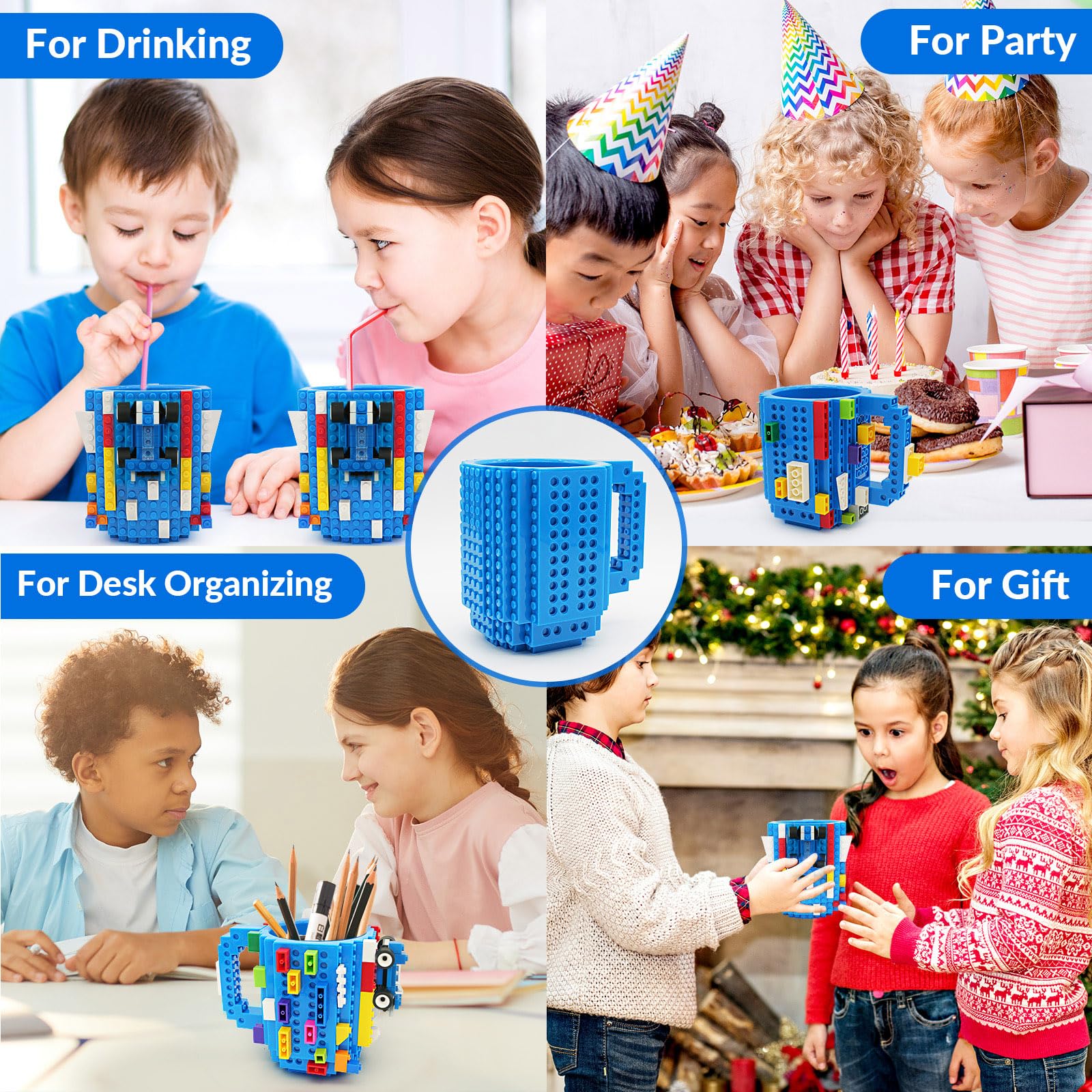 Welnax™ Funny DIY Novelty Build on Brick Mug