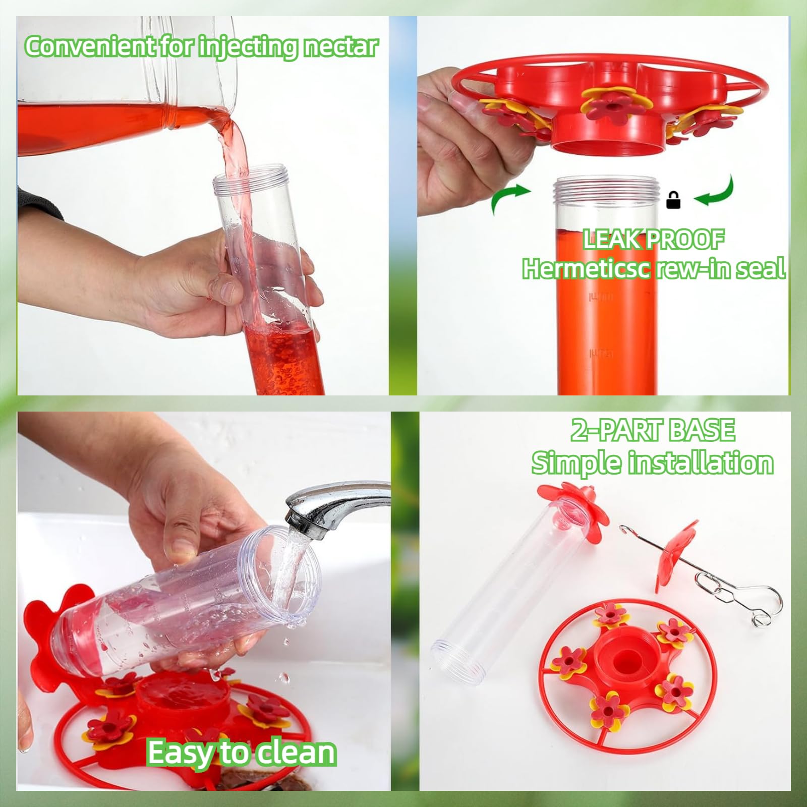 2025 New Hummingbird Nectar Feeder