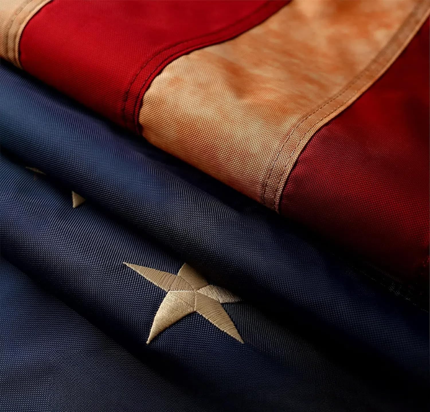 13 Star Embroidery 210D Polyester 1776 American Flag