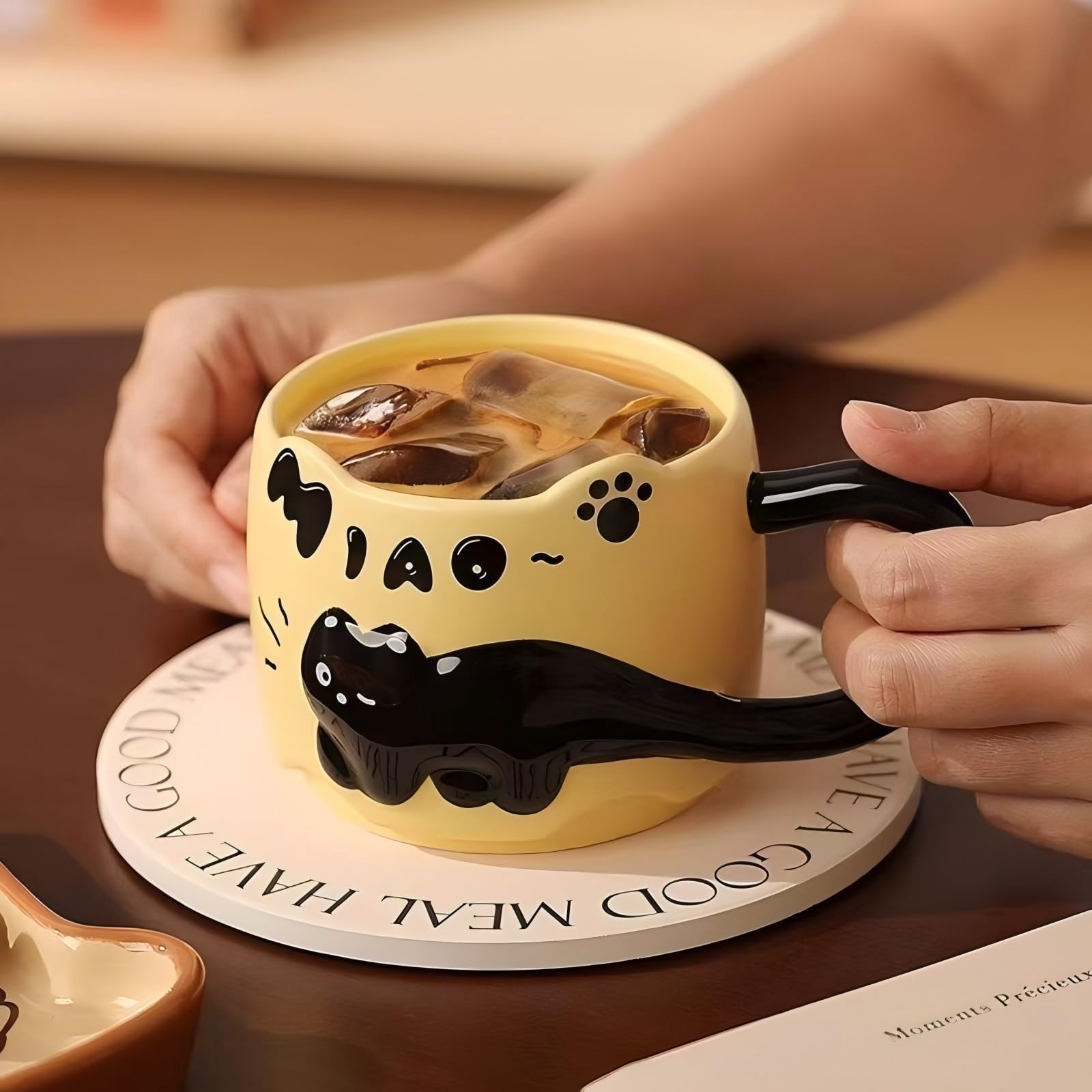 Naughty cat coffee Mugs