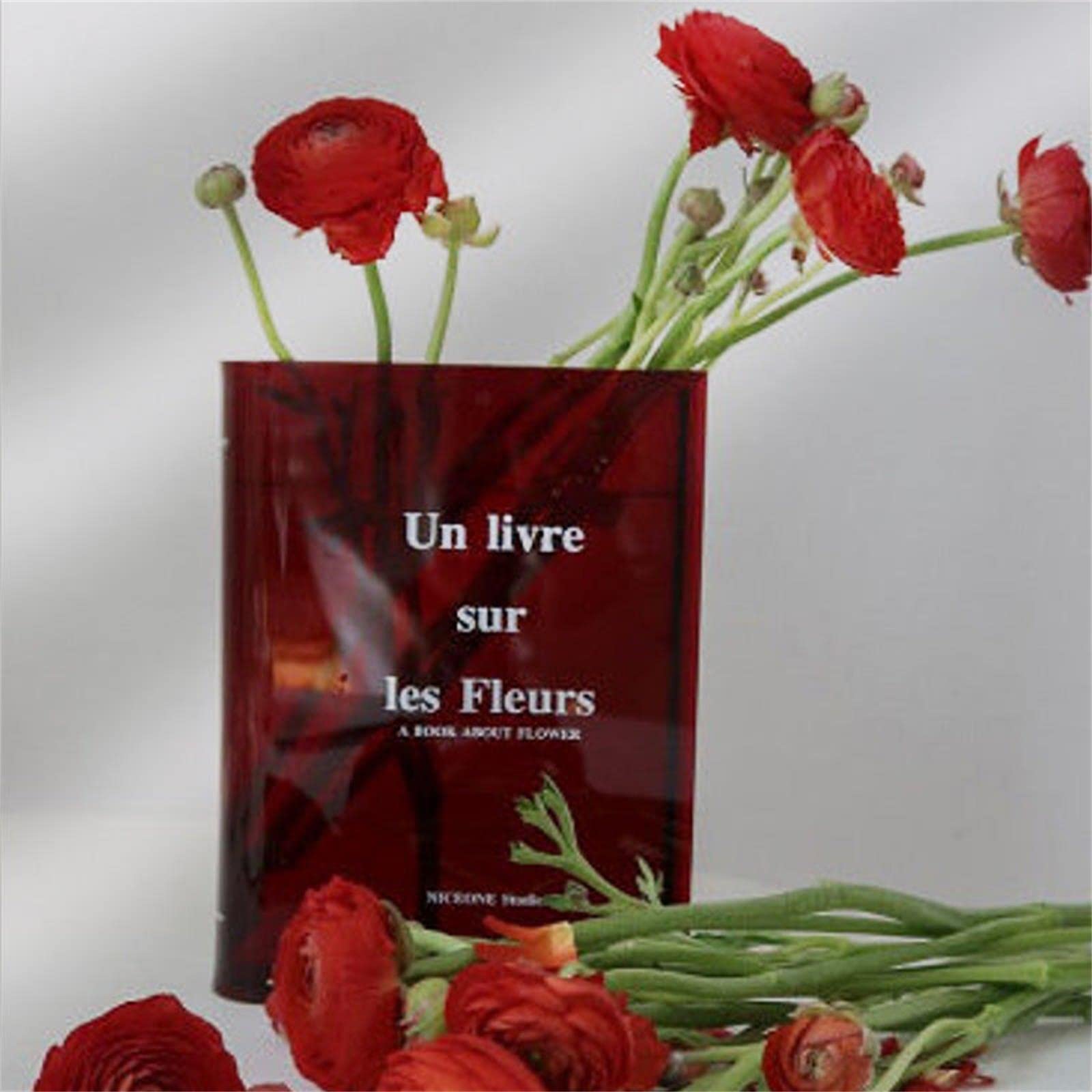 💕Books About Flowers - Book Vase