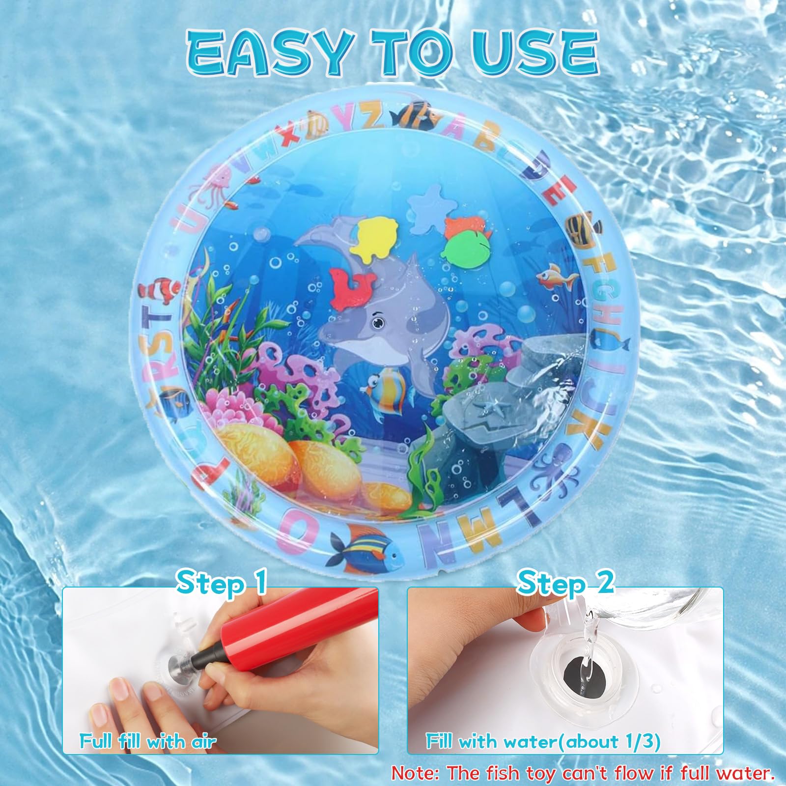 2025 New Thickened Summer Pets Cooling Water Sensory Play Mat for Cats Dog